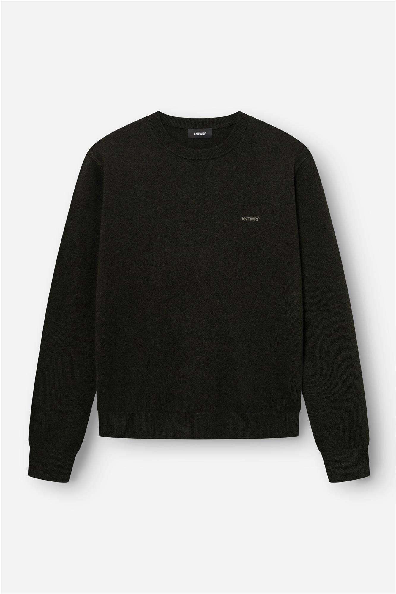 Antwrp - Donkergroene Merino trui
