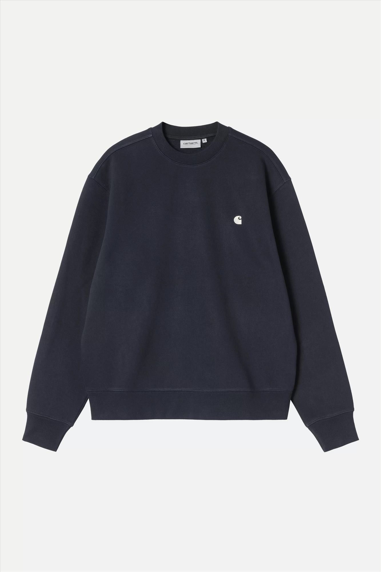 Carhartt WIP - Donkerblauwe Mack sweater