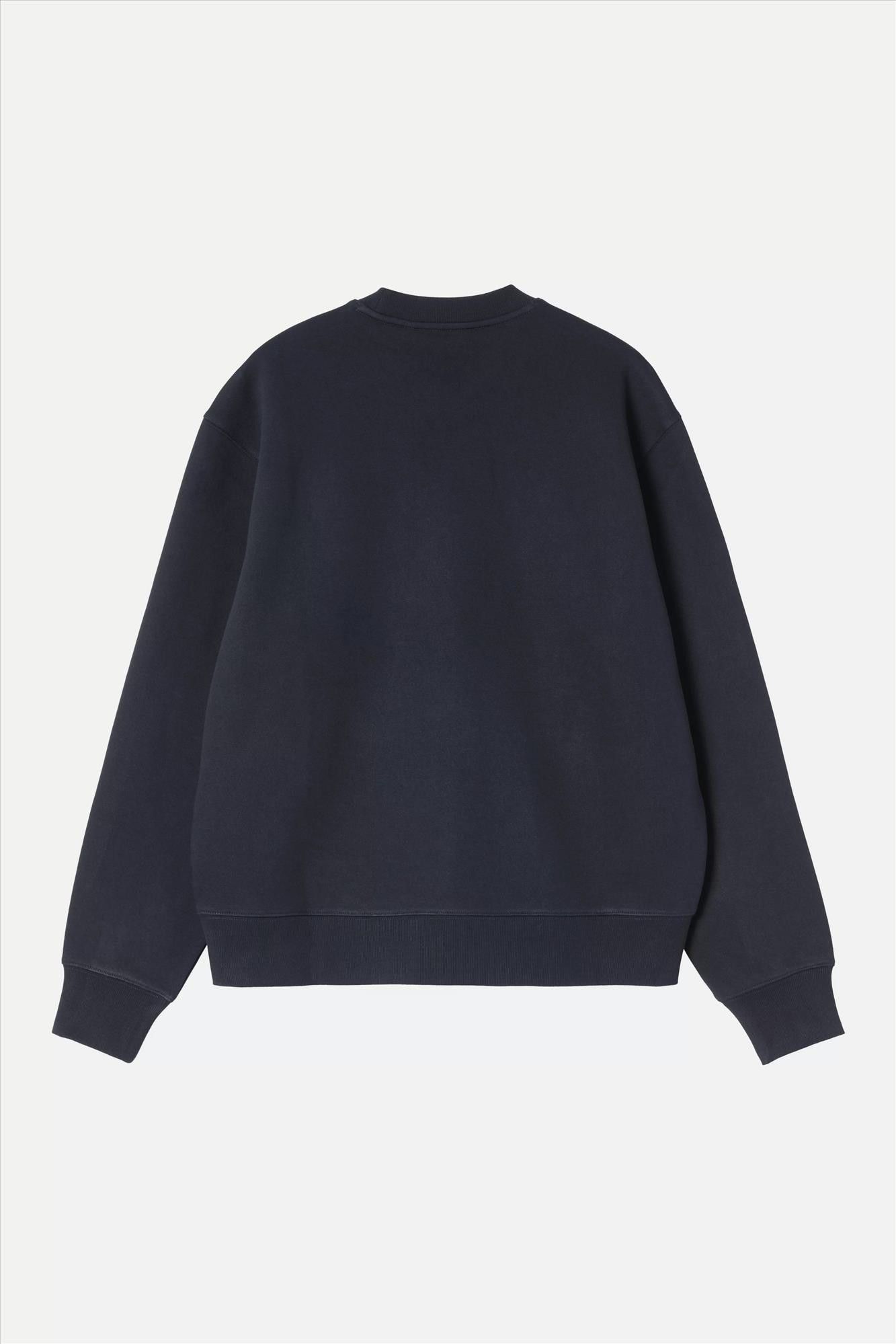 Carhartt WIP - Donkerblauwe Mack sweater