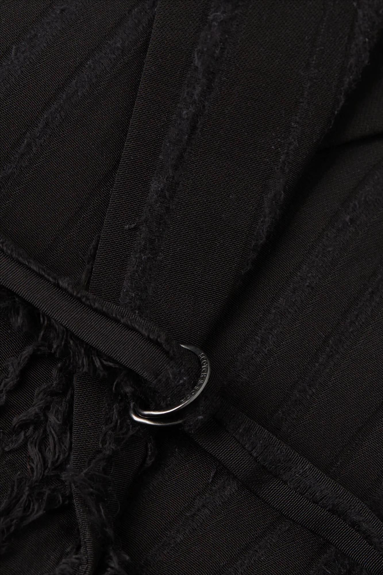 Scotch & Soda - Zwarte Belted blazer