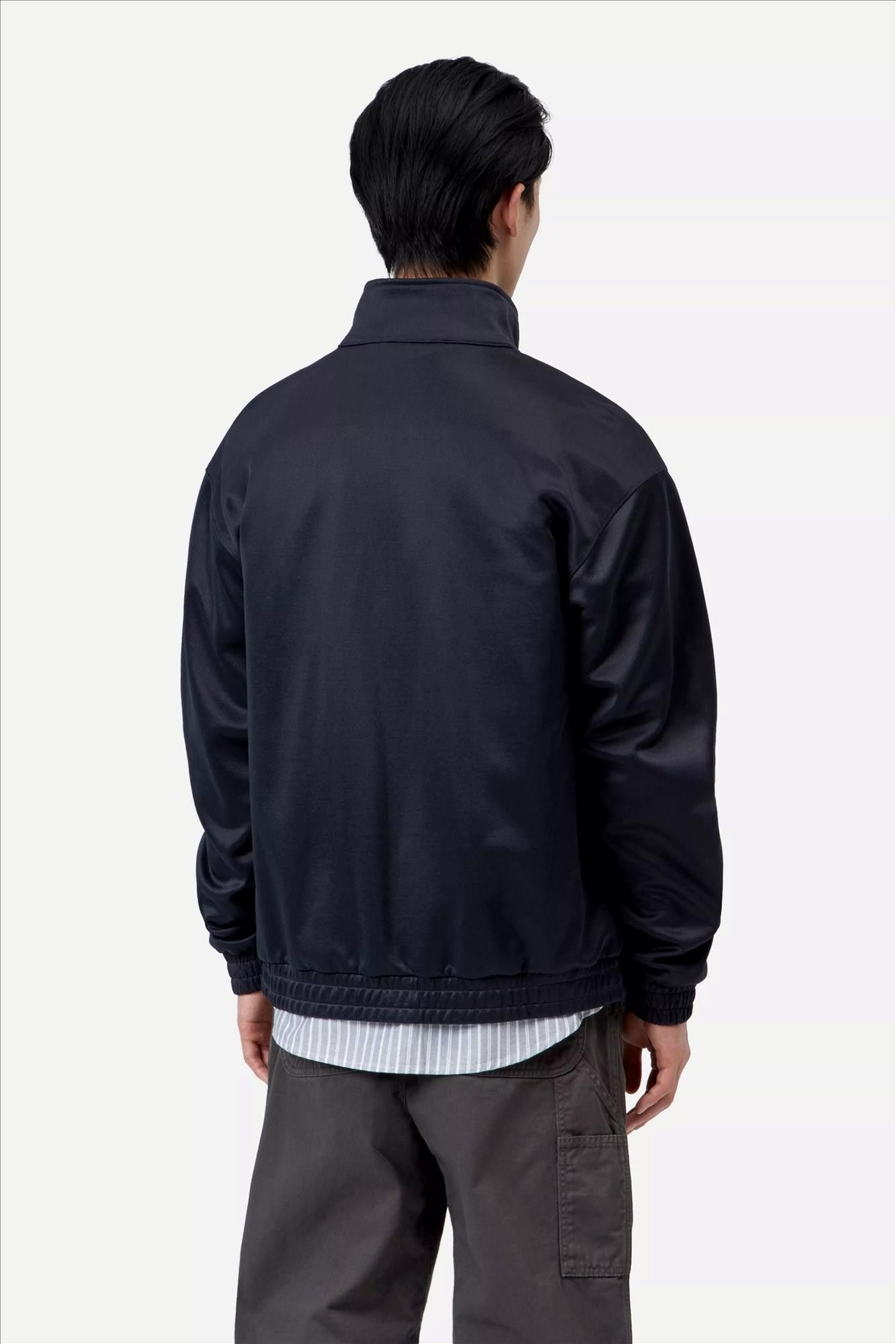 Carhartt WIP - Donkerblauwe Bolon sweat jacket