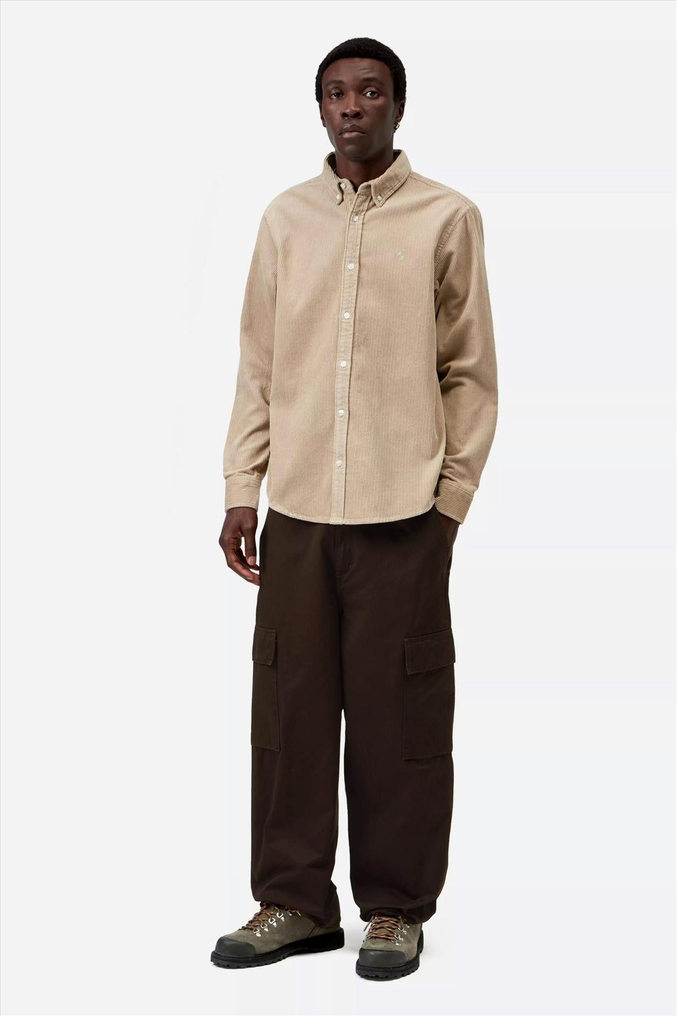 Carhartt WIP - Ecru Madison Cord hemd