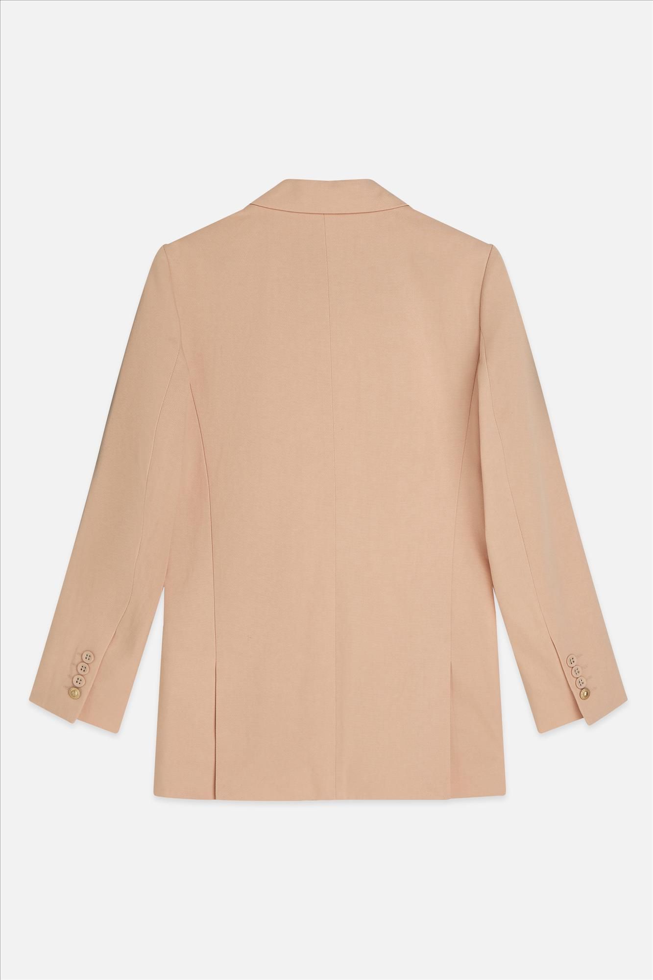 Scotch & Soda - Lichtroze Gabardine relaxed blazer