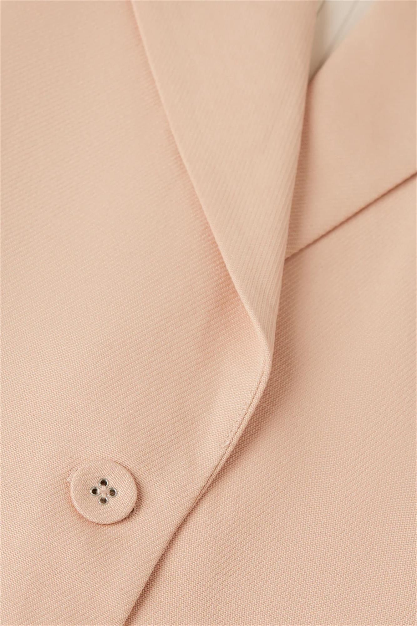Scotch & Soda - Lichtroze Gabardine relaxed blazer