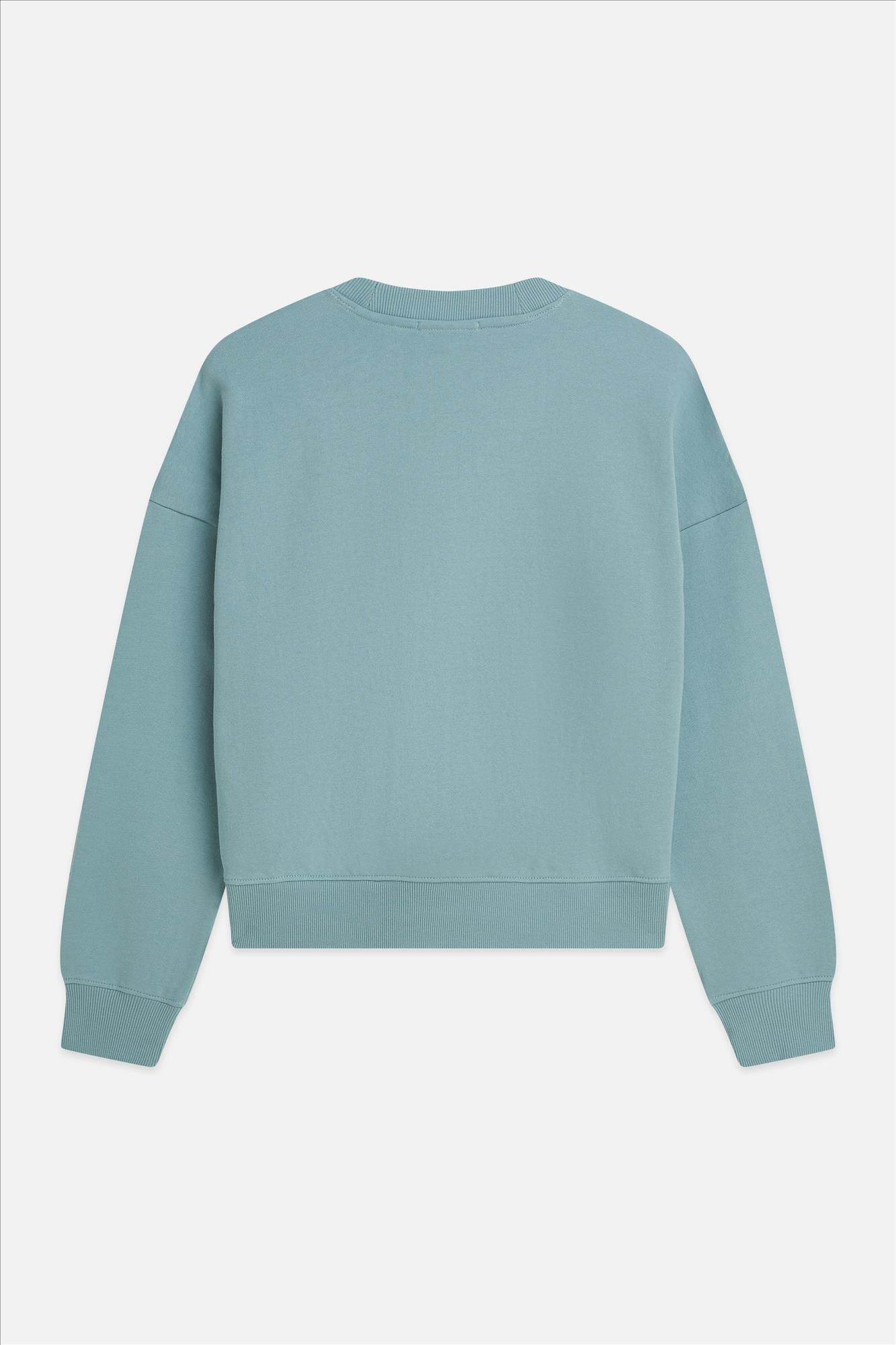 Scotch & Soda - Blauwe Embroidered Logo sweater