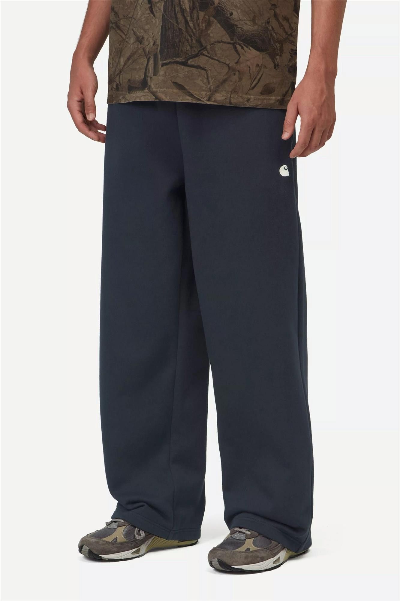 Carhartt WIP - Donkerblauwe Mack sweatpants