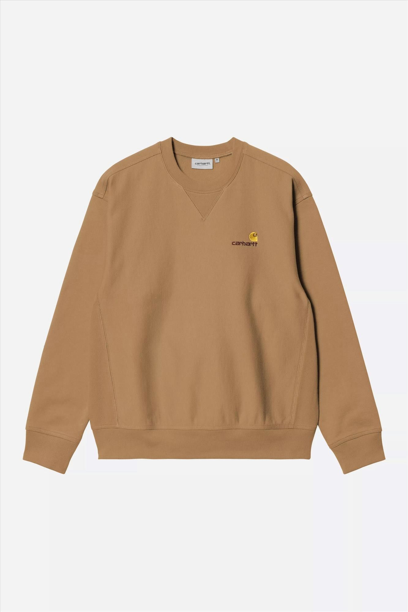 Carhartt WIP - Camel American Script sweater