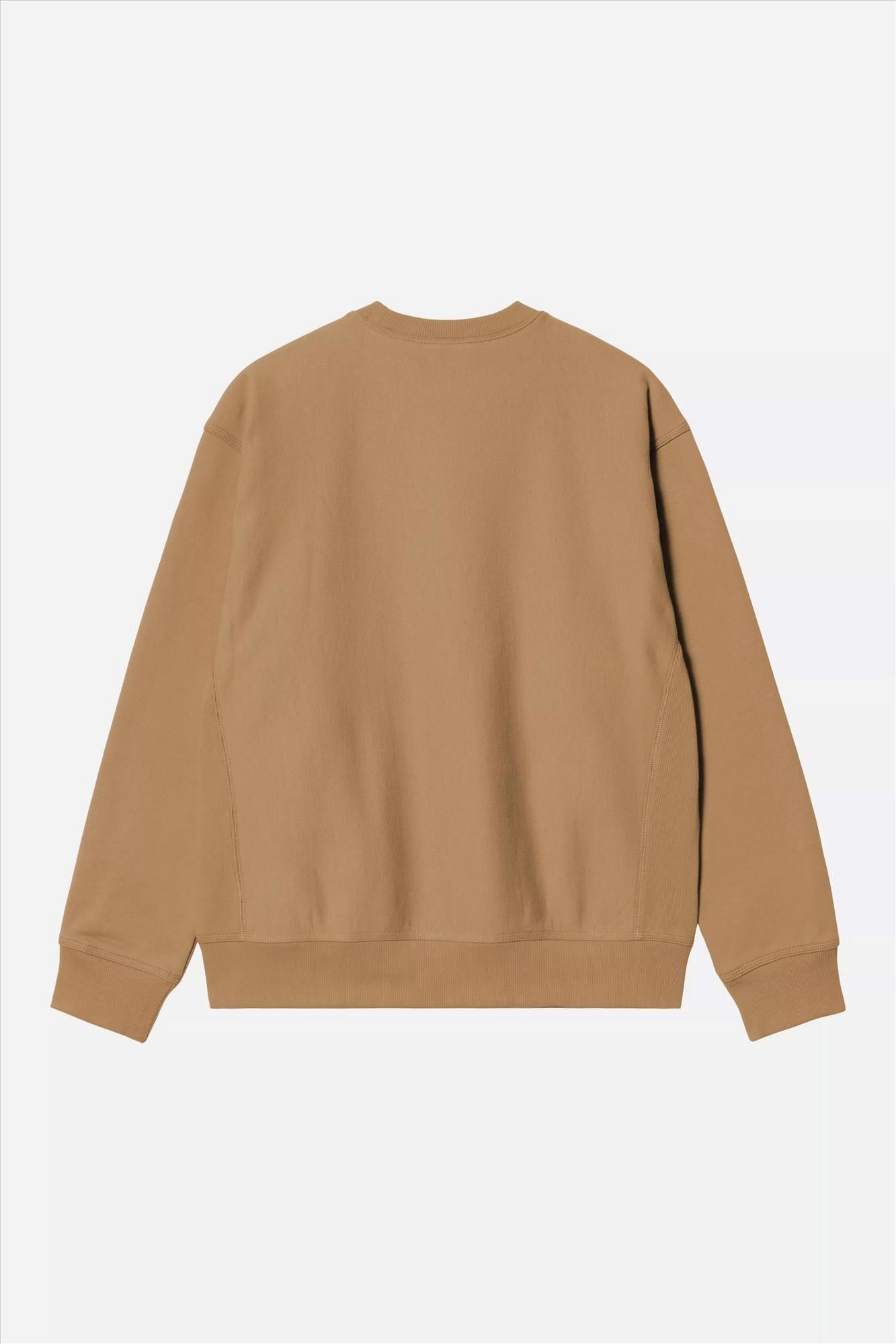 Carhartt WIP - Camel American Script sweater