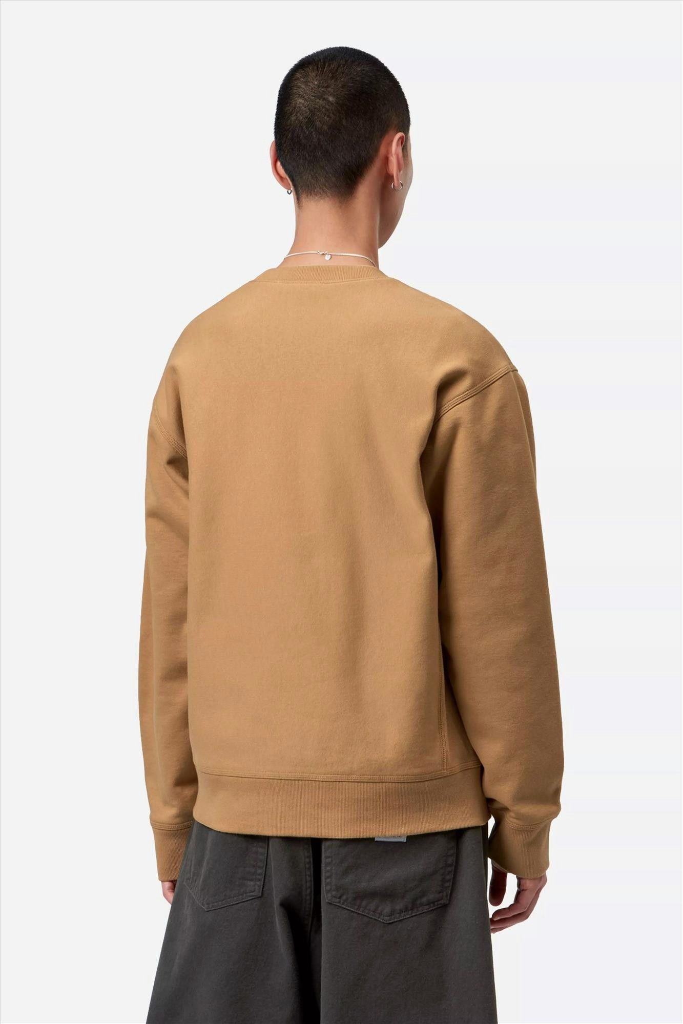 Carhartt WIP - Camel American Script sweater