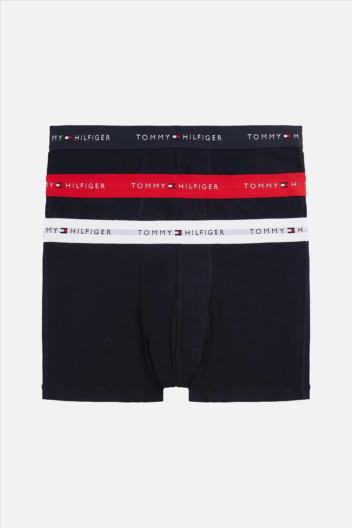 Tommy Hilfiger Underwear - Donkerblauwe 3-pack trunk boxershorts