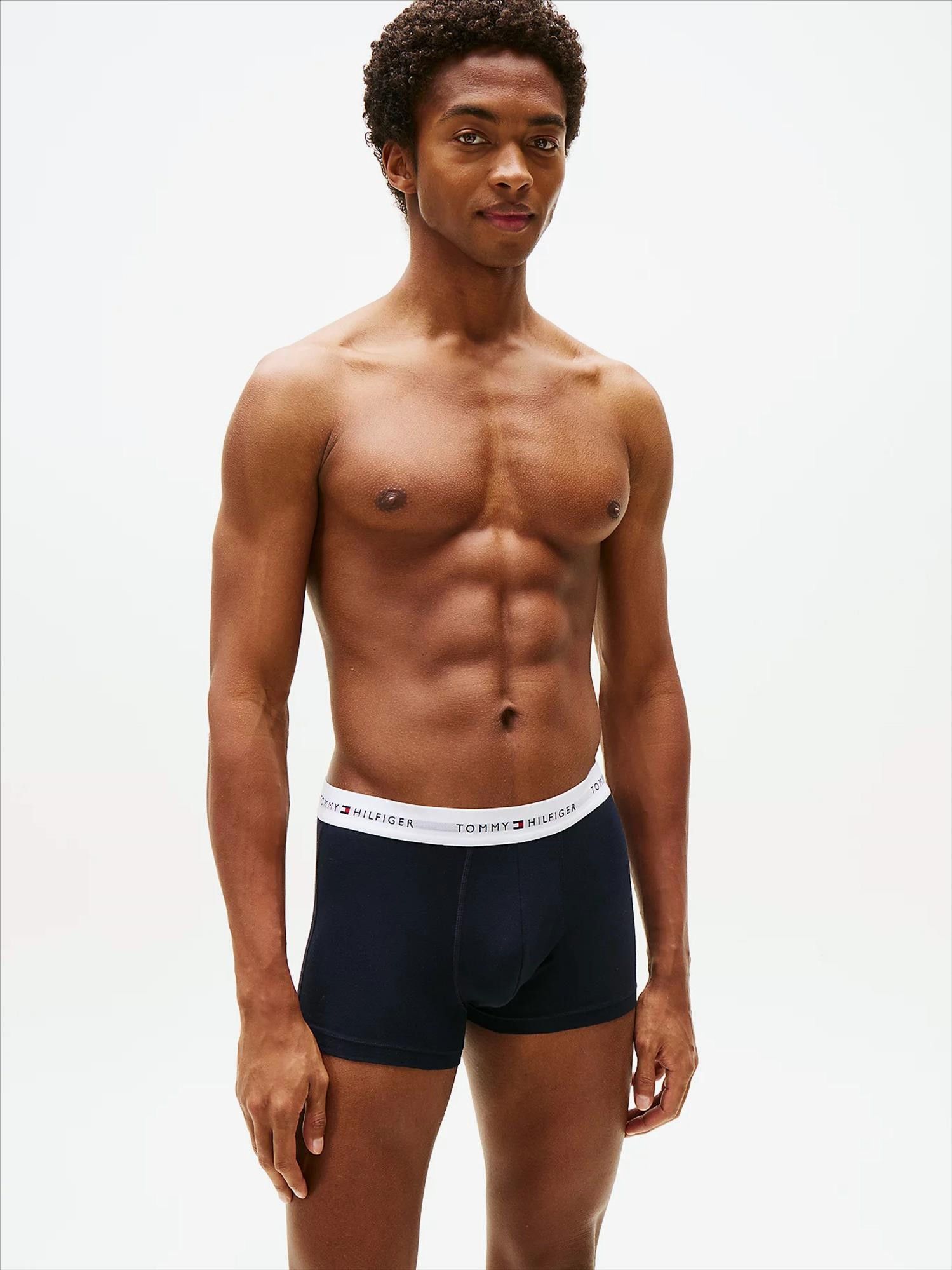 Tommy Hilfiger Underwear - Donkerblauwe 3-pack trunk boxershorts