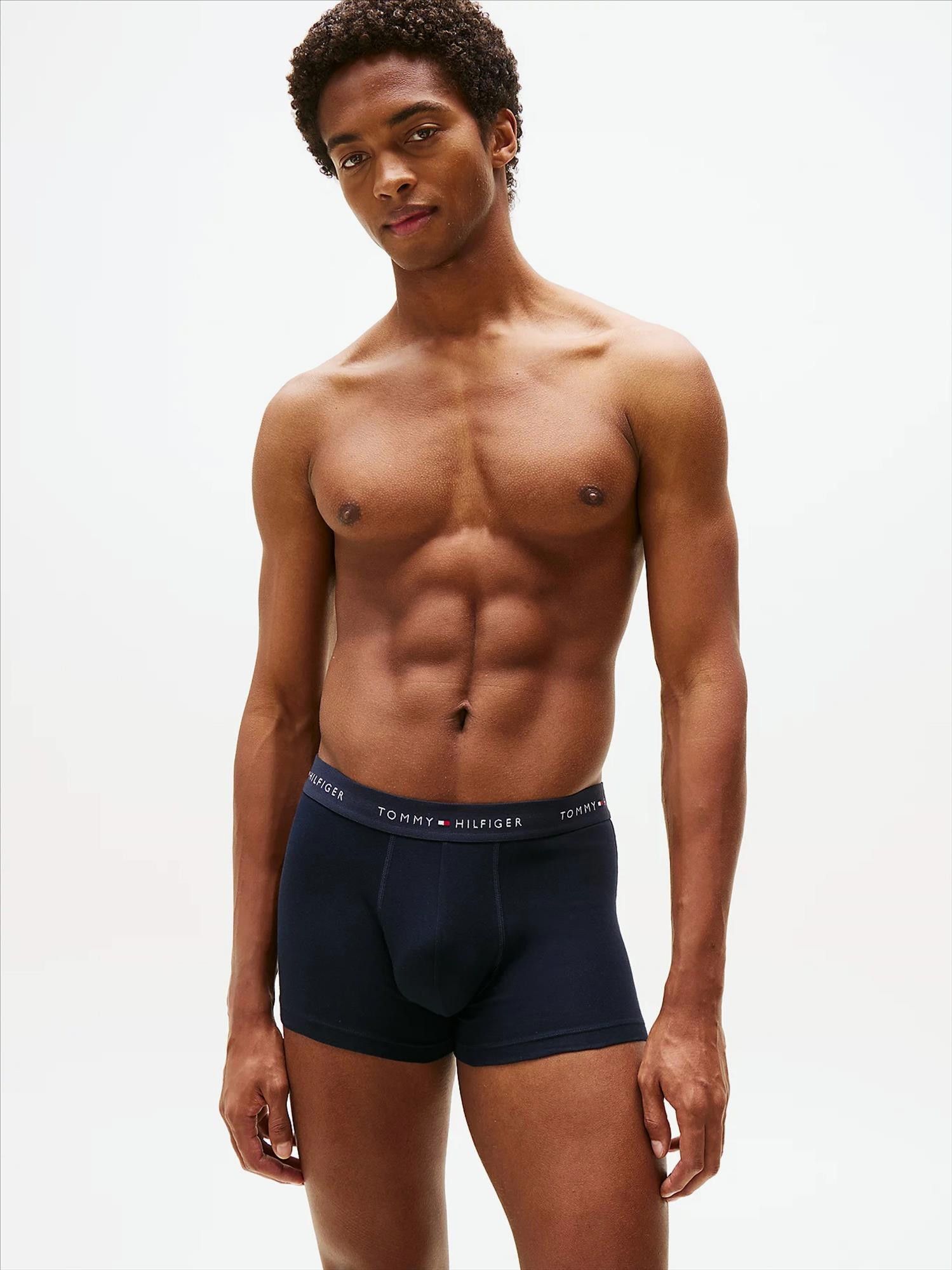 Tommy Hilfiger Underwear - Donkerblauwe 3-pack trunk boxershorts