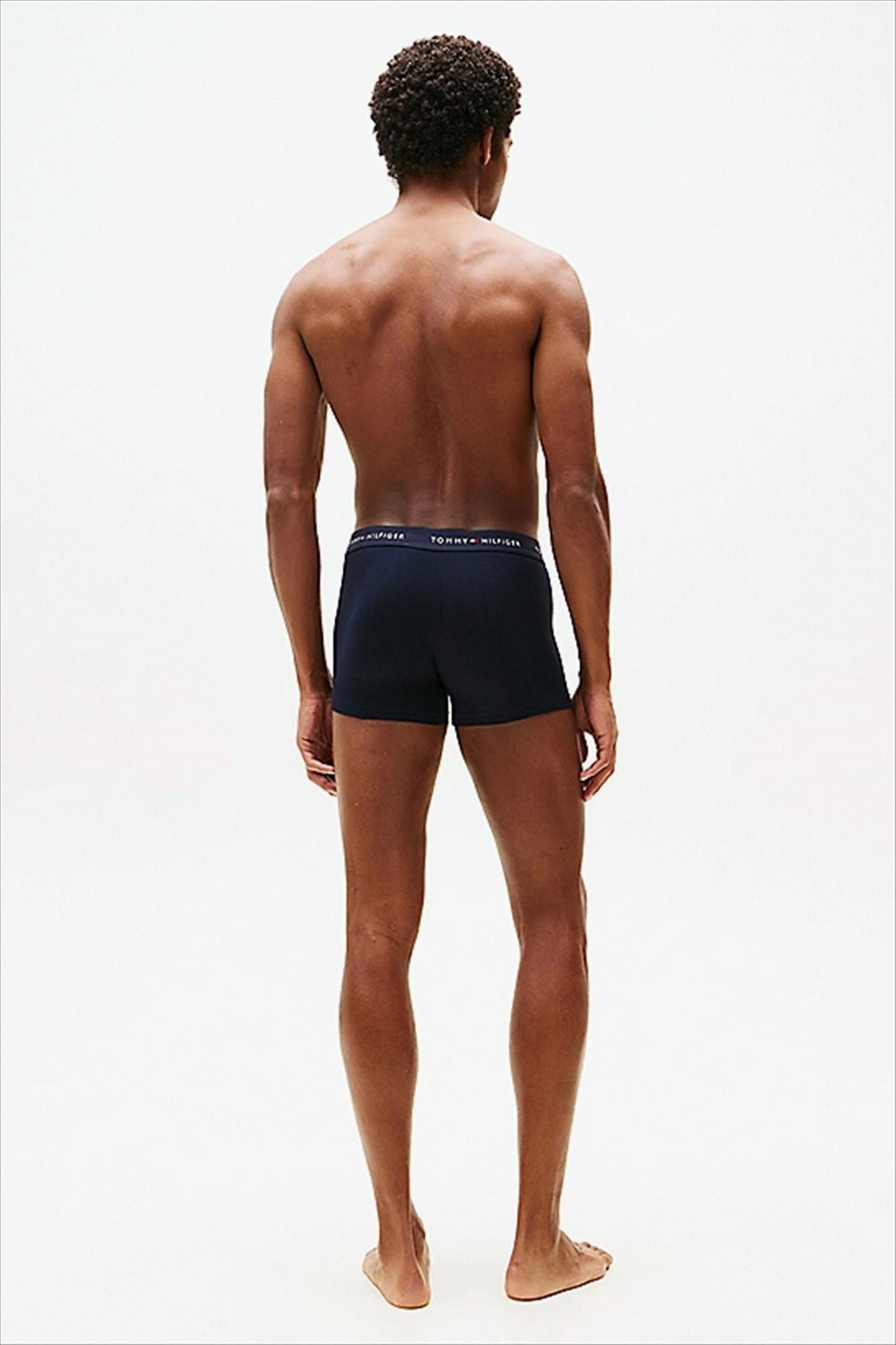 Tommy Hilfiger Underwear - Donkerblauwe 3-pack trunk boxershorts