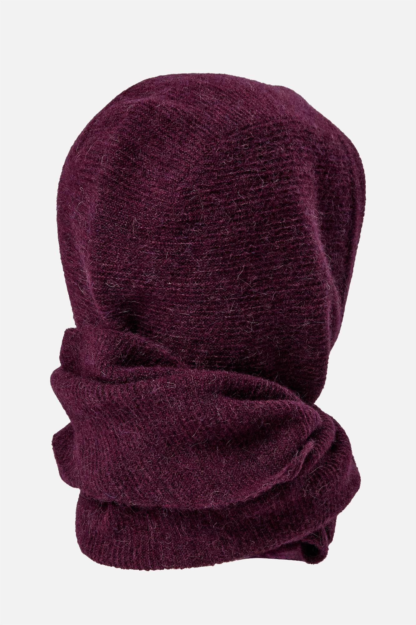 Nümph - Bordeaux Nuriette Hoodiesjaal