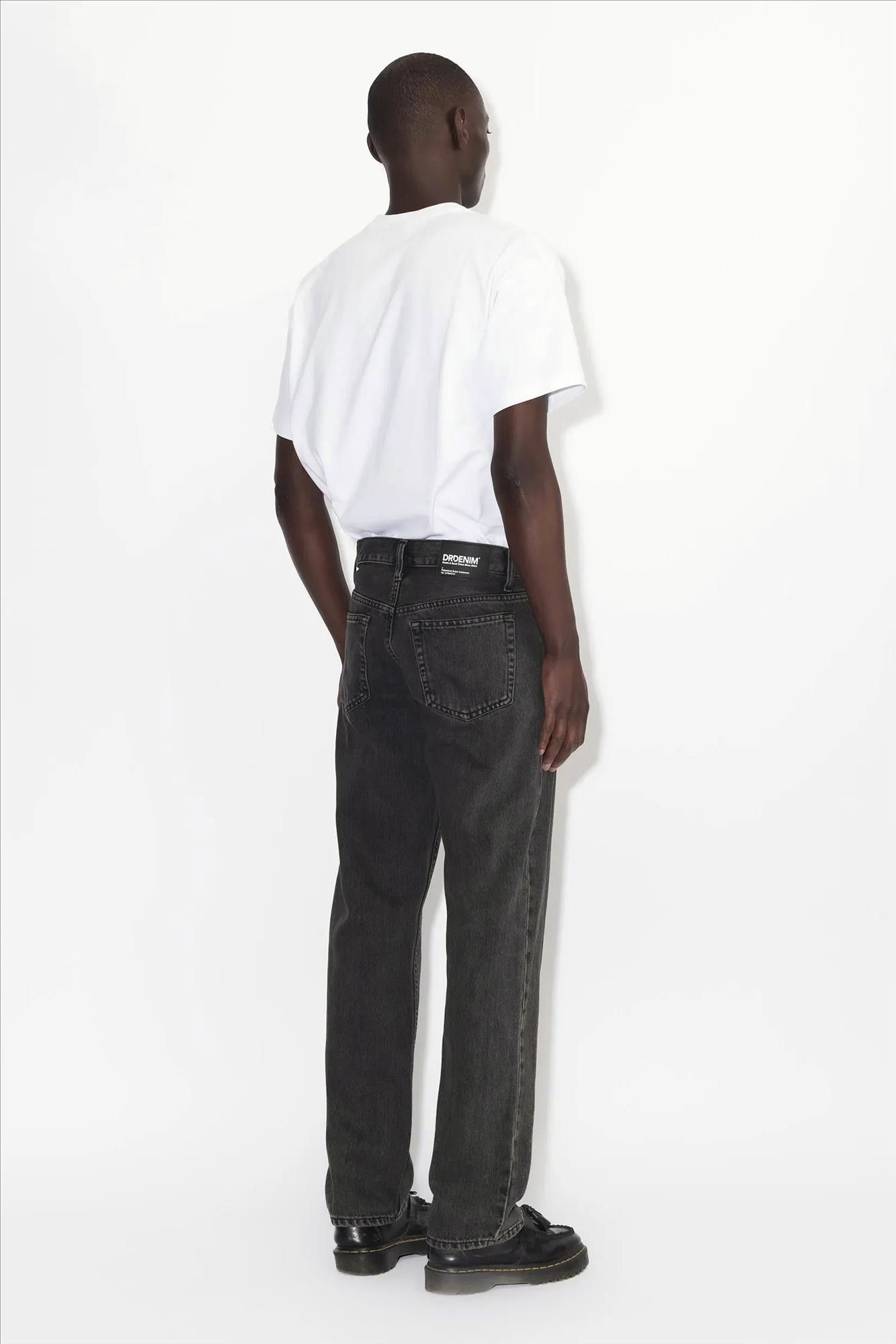 Dr. Denim - Zwarte Aged Dash straight jeans
