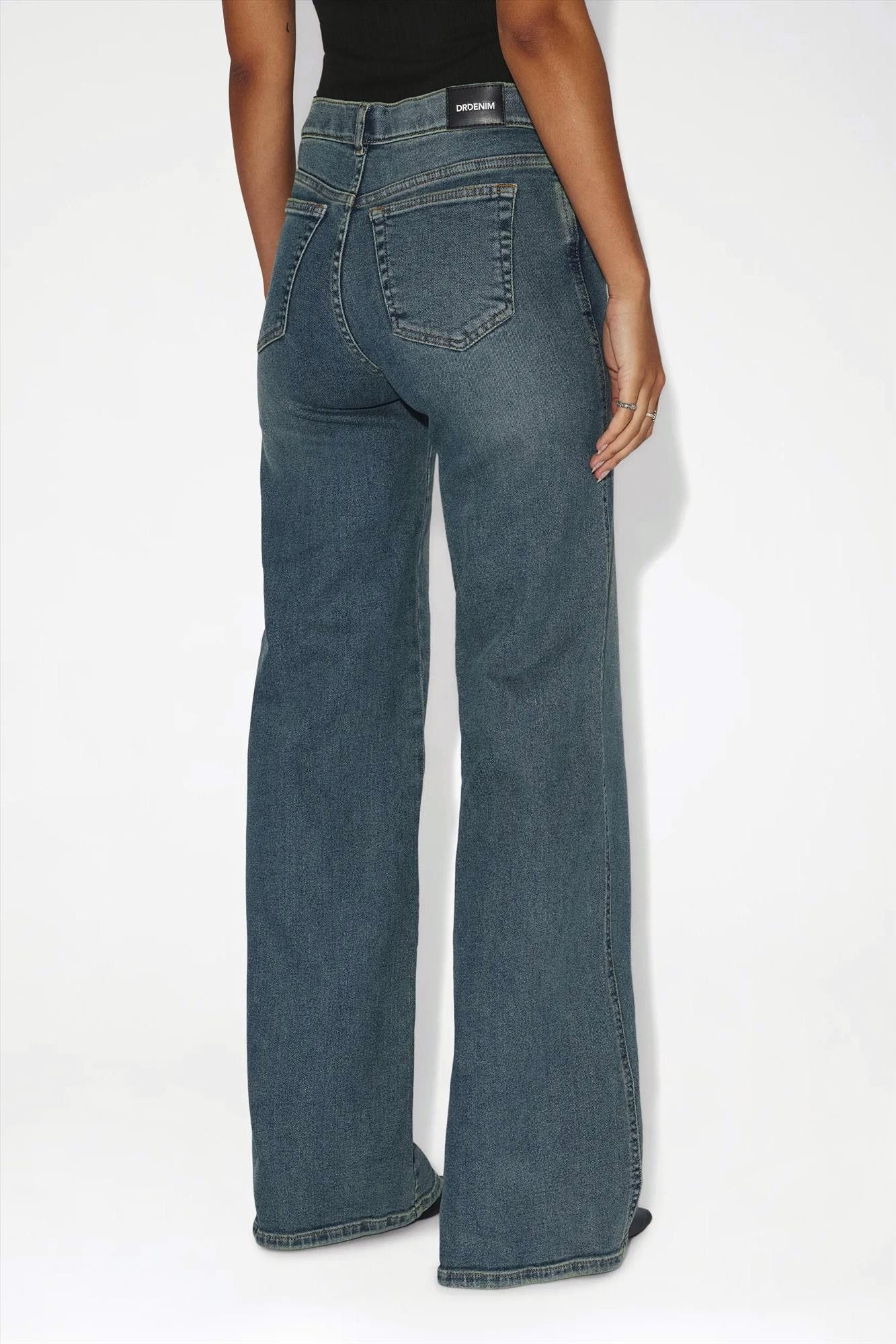 Dr. Denim - Blauwe Used Vintage Zila wide jeans