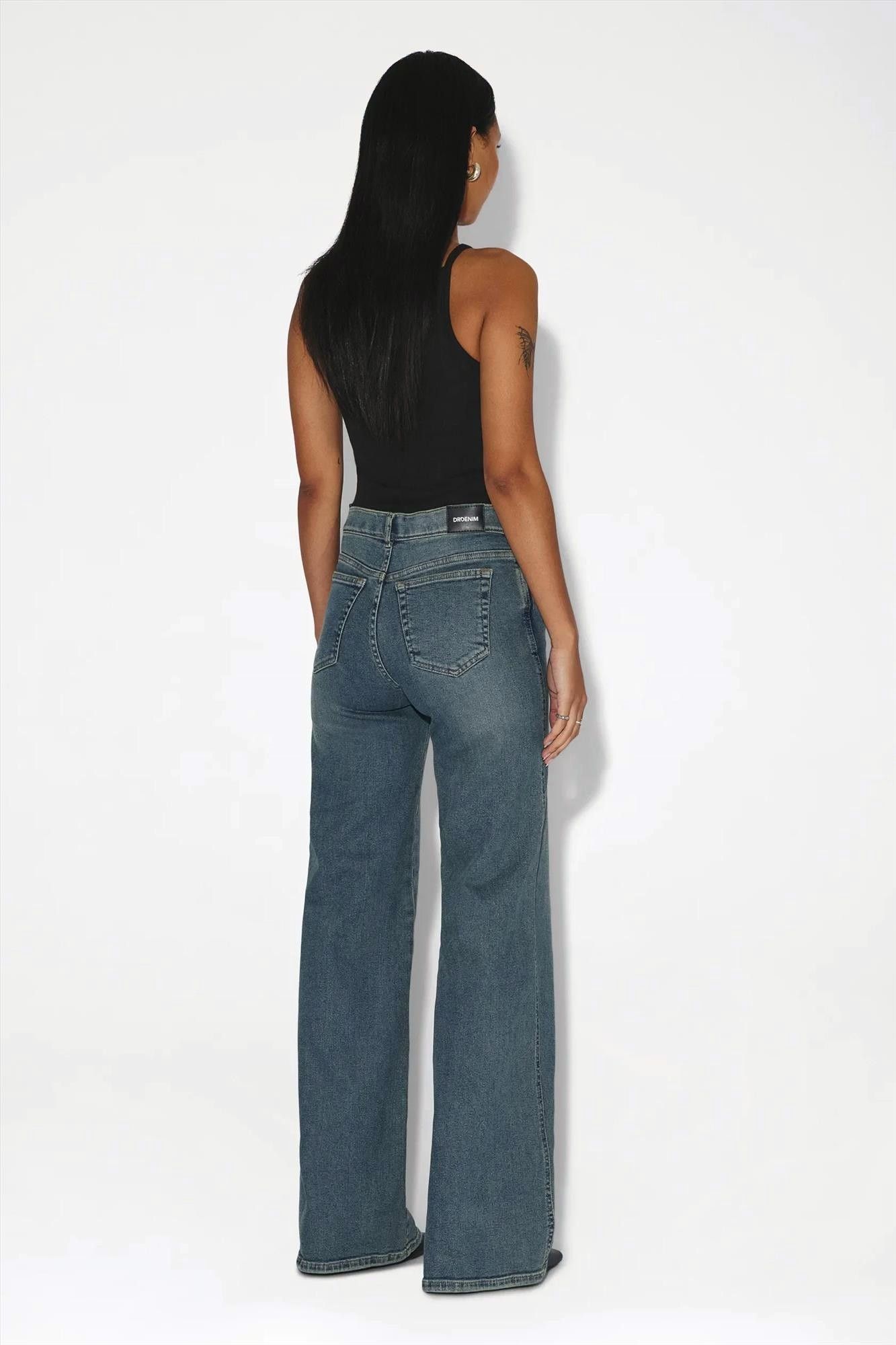 Dr. Denim - Blauwe Used Vintage Zila wide jeans