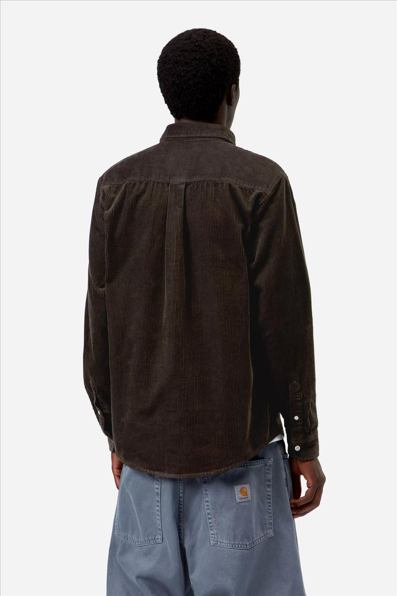Carhartt WIP - Donkerbruin Madison Cord hemd