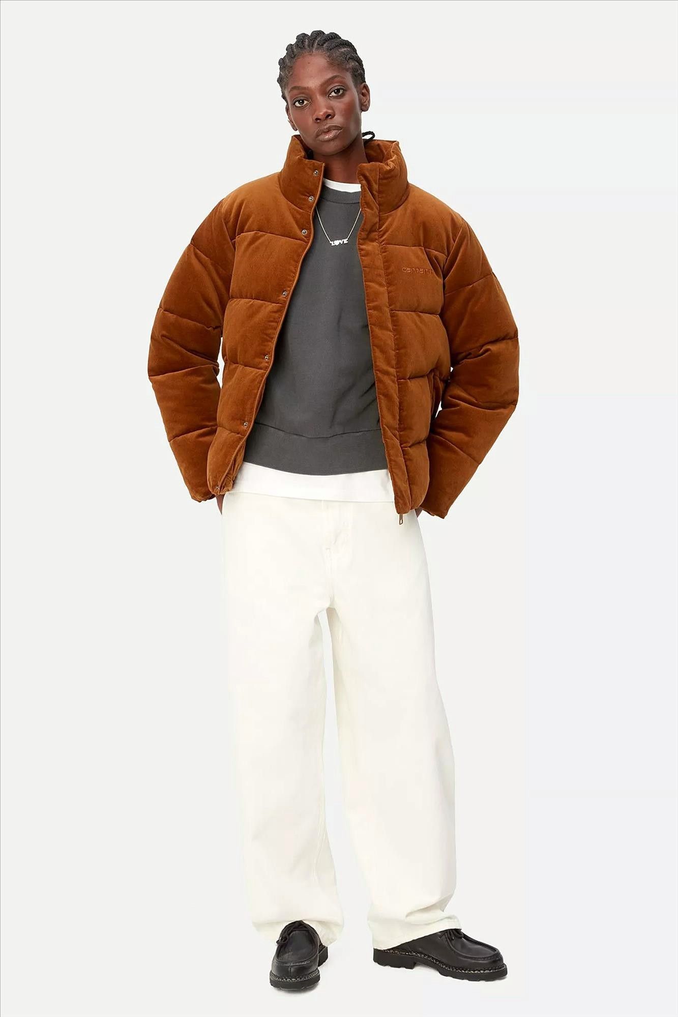 Carhartt WIP - Witte Brandon jeans