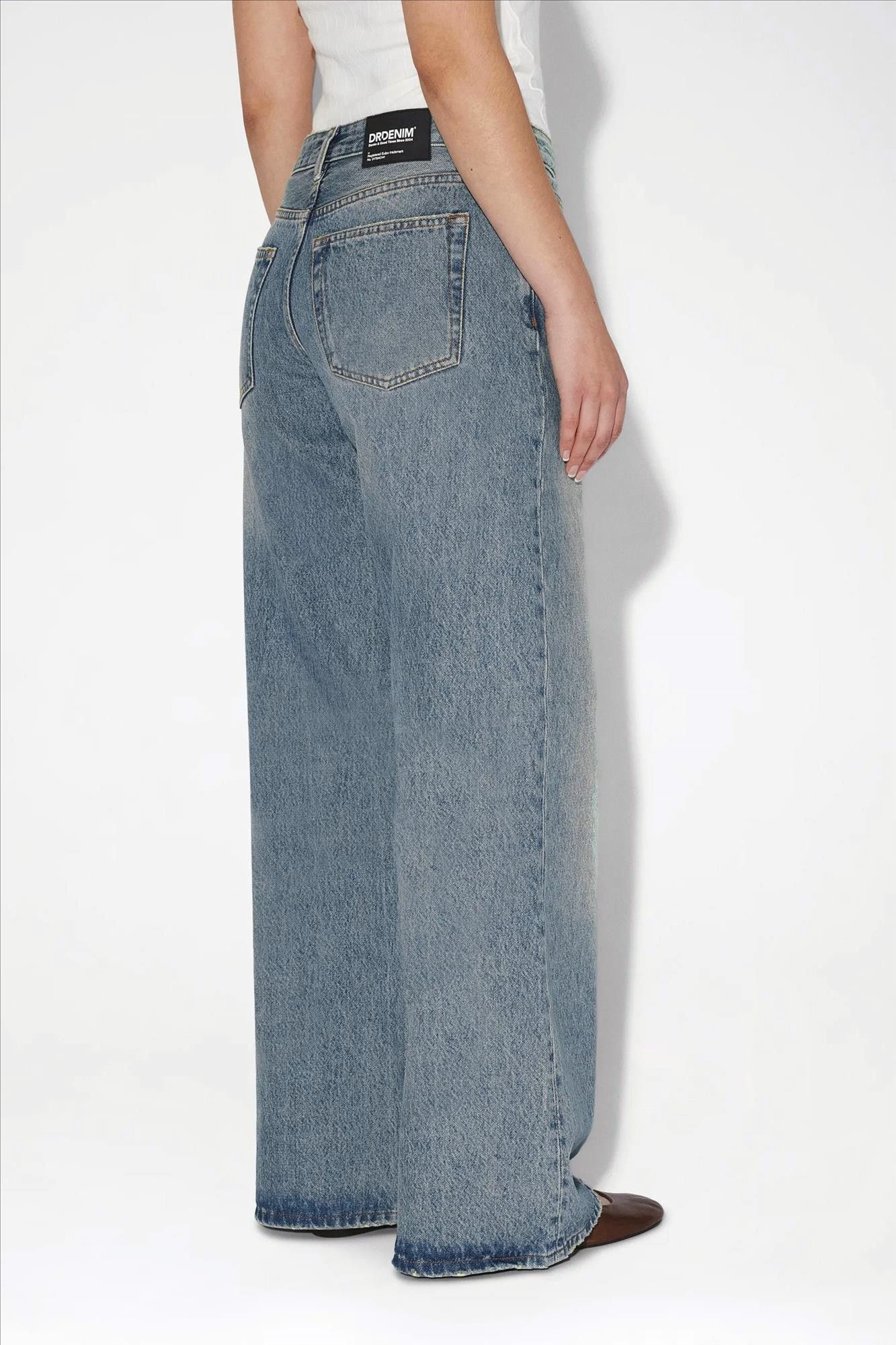 Dr. Denim - Blauwe Sky Fade Vintage Rhue wide jeans
