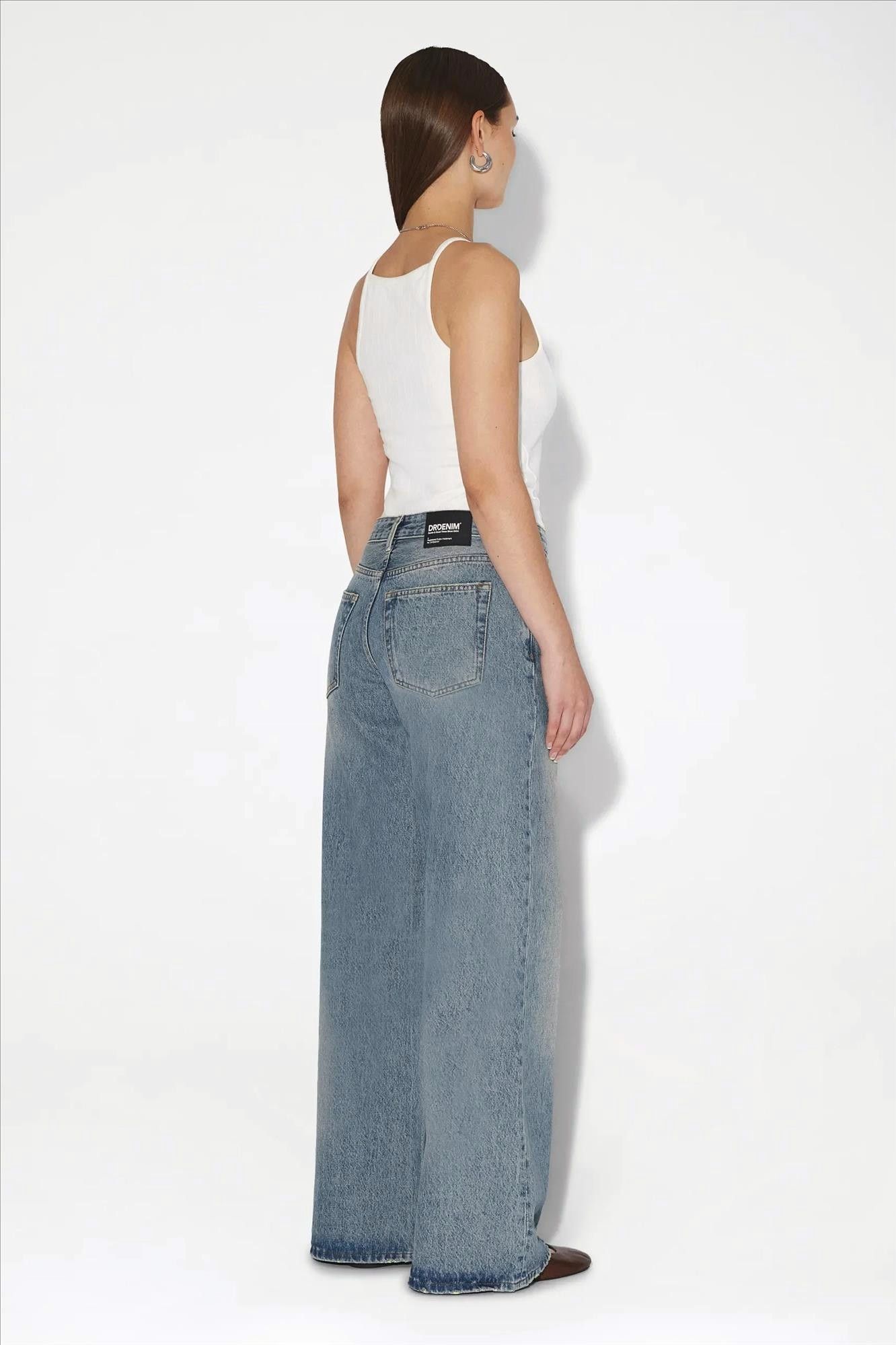 Dr. Denim - Blauwe Sky Fade Vintage Rhue wide jeans