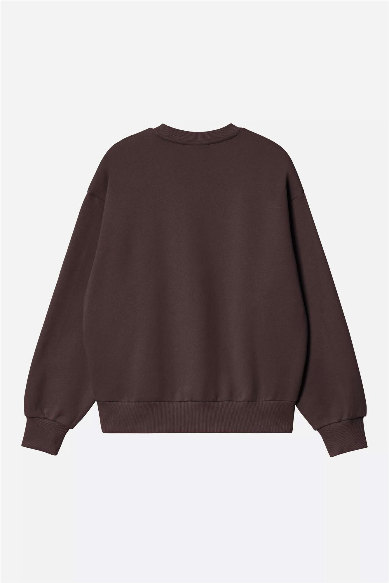 Carhartt WIP - Donkerbruine Casey sweater