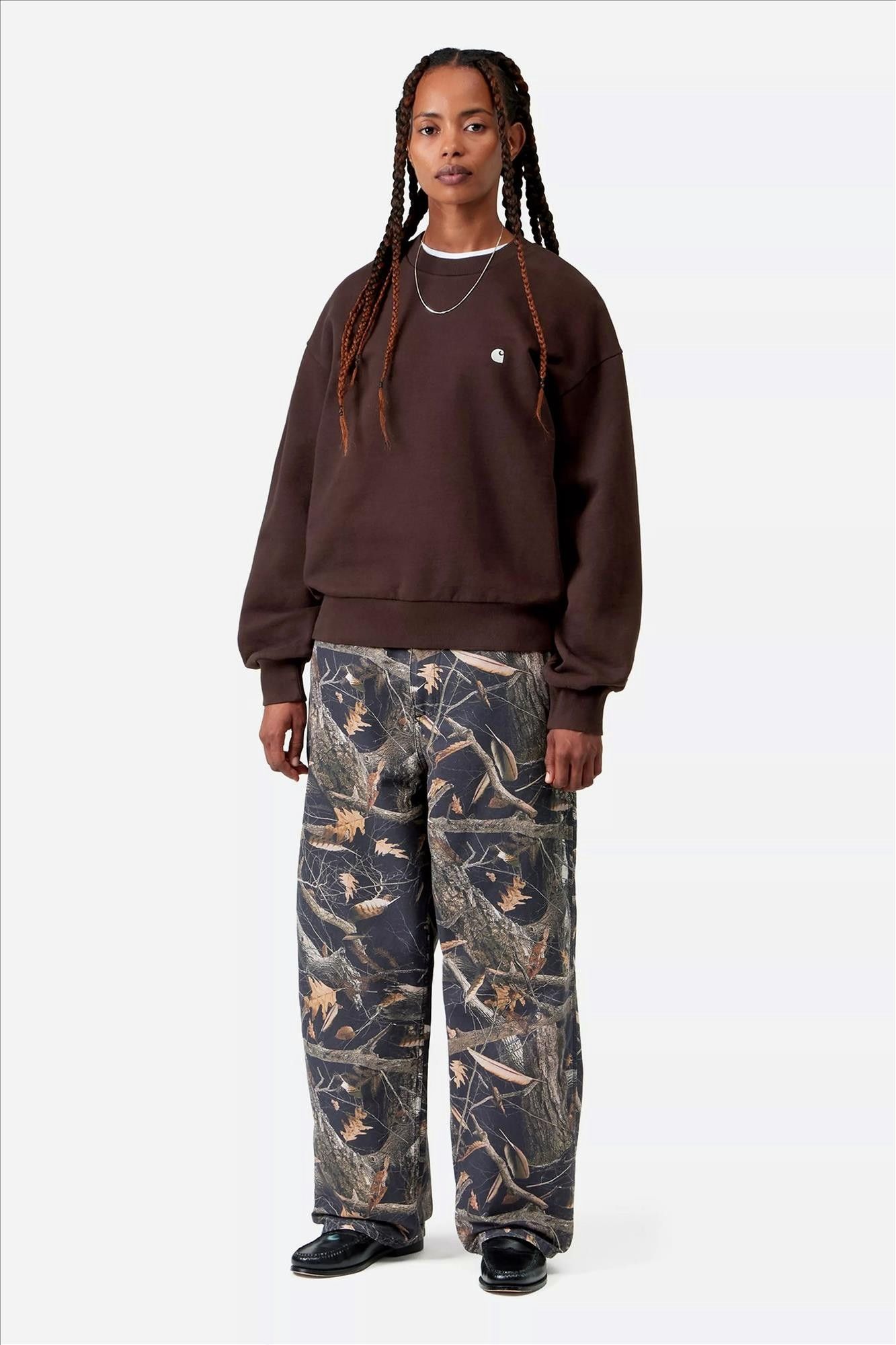 Carhartt WIP - Donkerbruine Casey sweater
