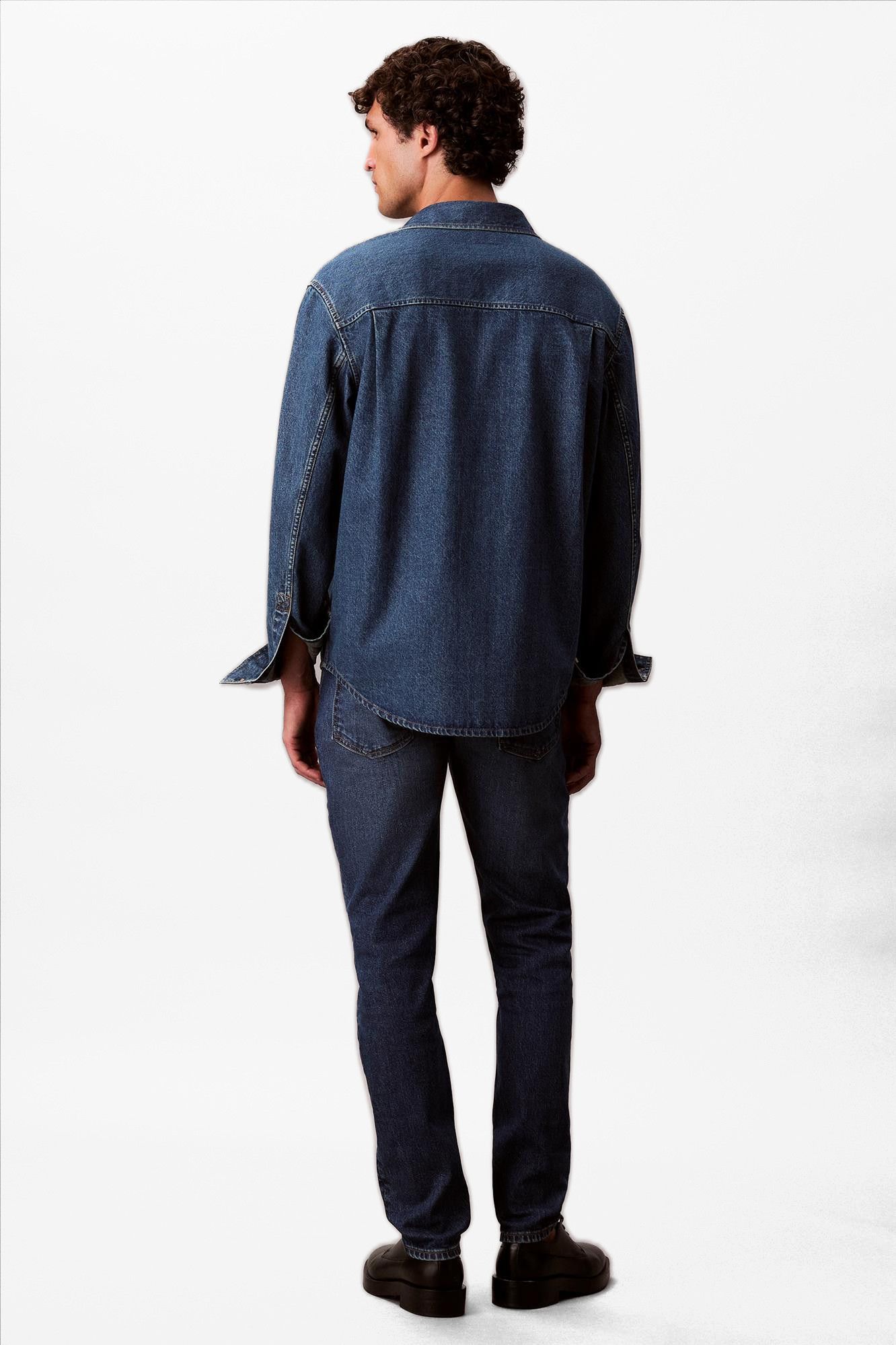Calvin Klein Jeans - Donkerblauwe Sahara slim taper jeans