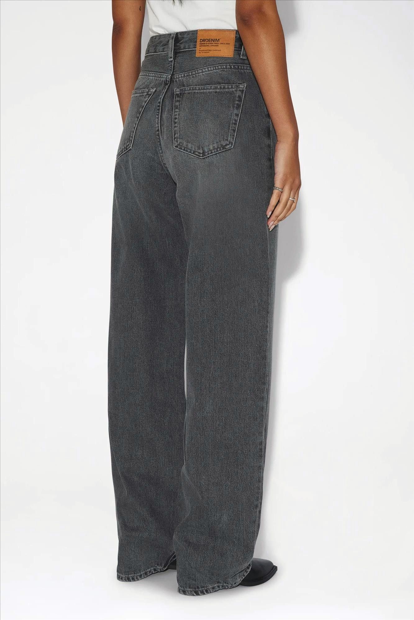 Dr. Denim - Grijze Used Donna relaxed jeans