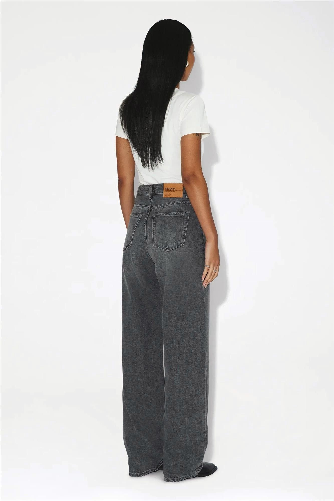 Dr. Denim - Grijze Used Donna relaxed jeans
