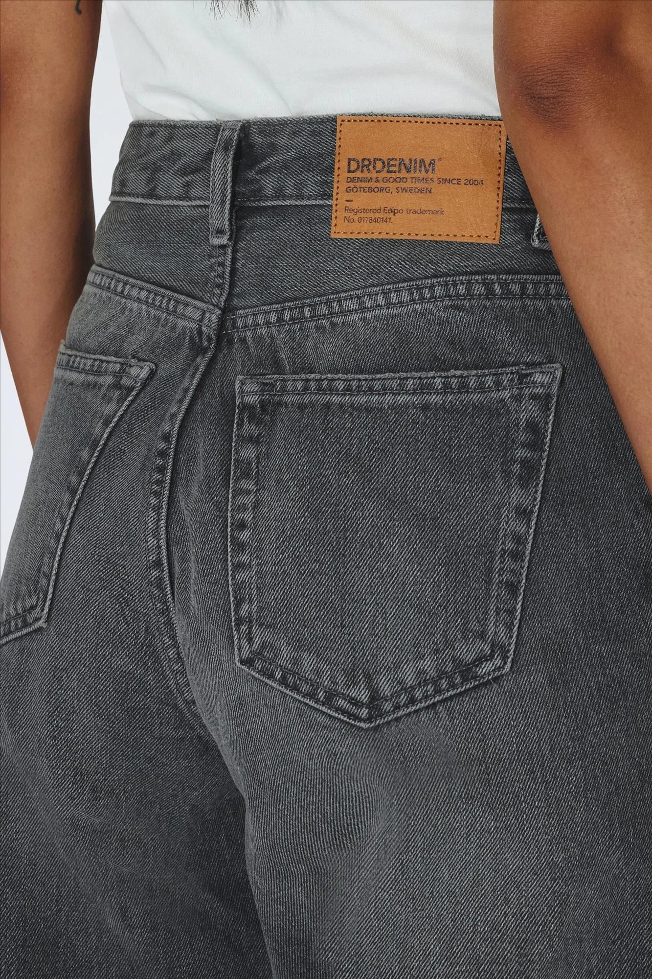 Dr. Denim - Grijze Used Donna relaxed jeans
