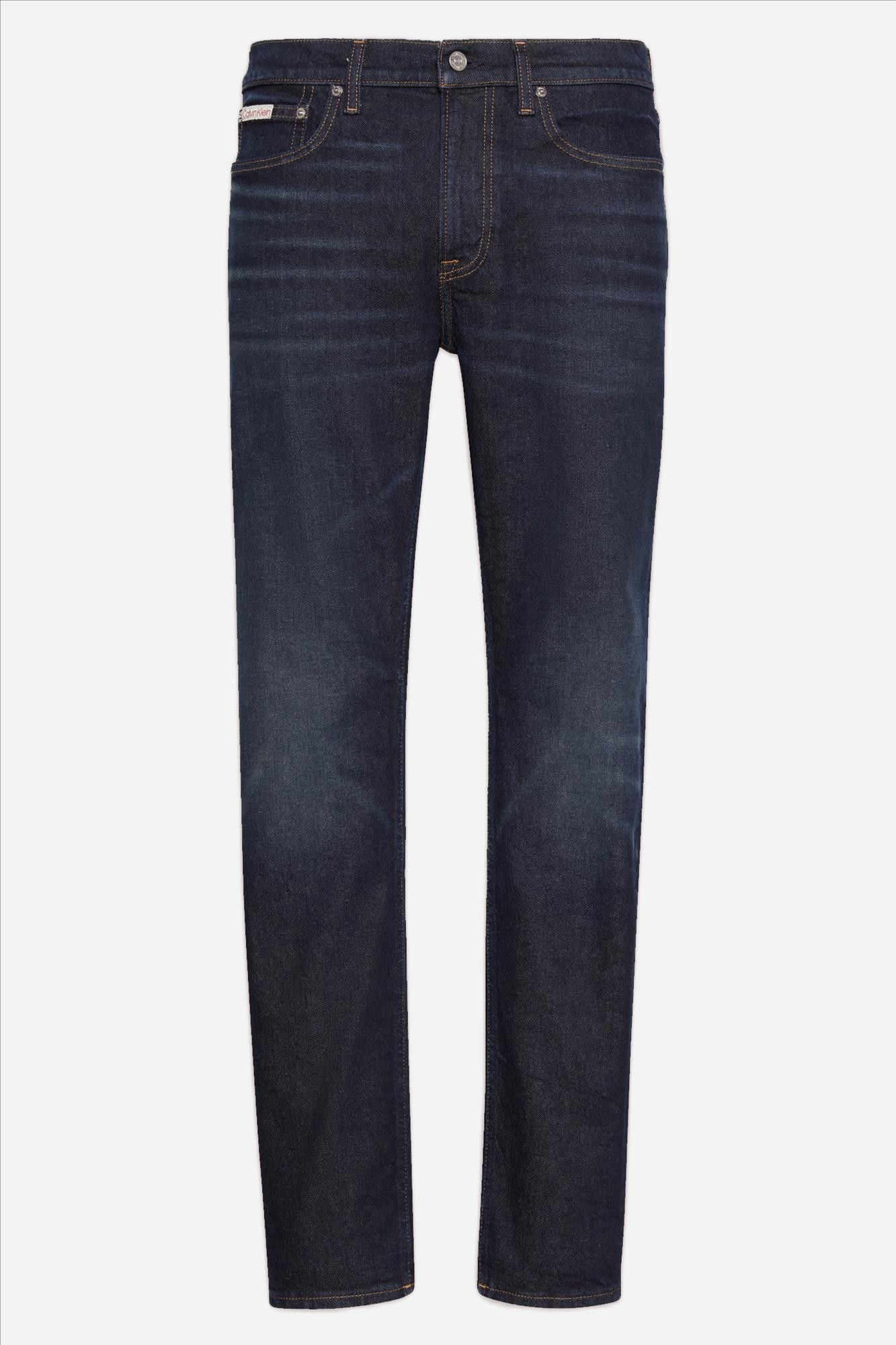 Calvin Klein Jeans - Donkerblauwe Sapphire slim taper jeans