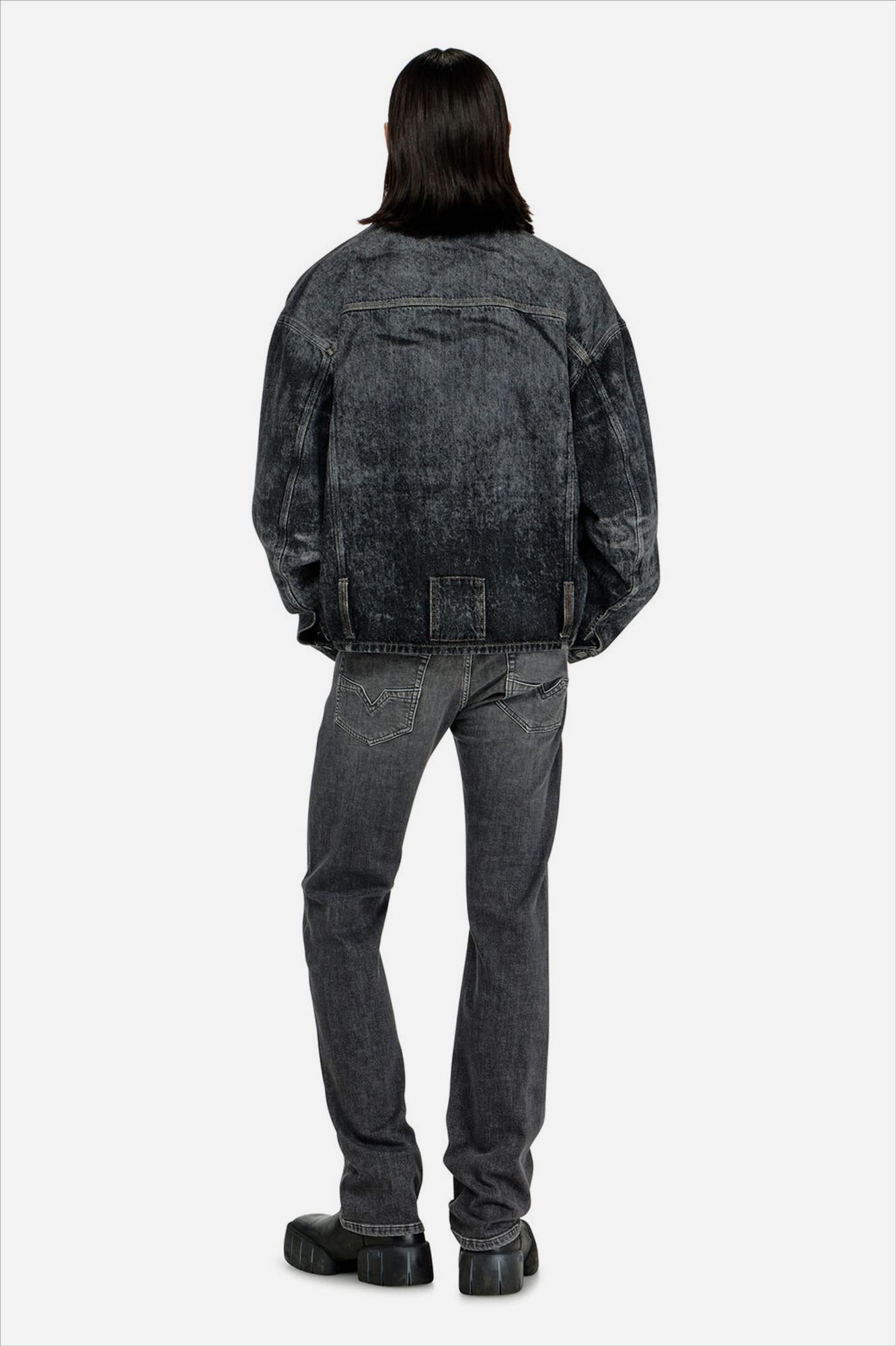 Diesel - Donkergrijze 1985 Larkee straight jeans