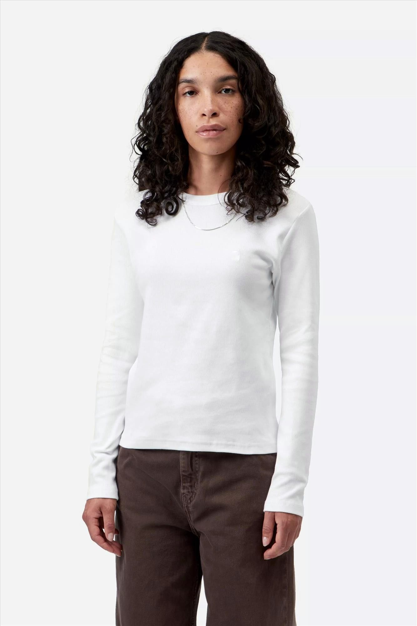 Carhartt WIP - Witte Philipa longsleeve