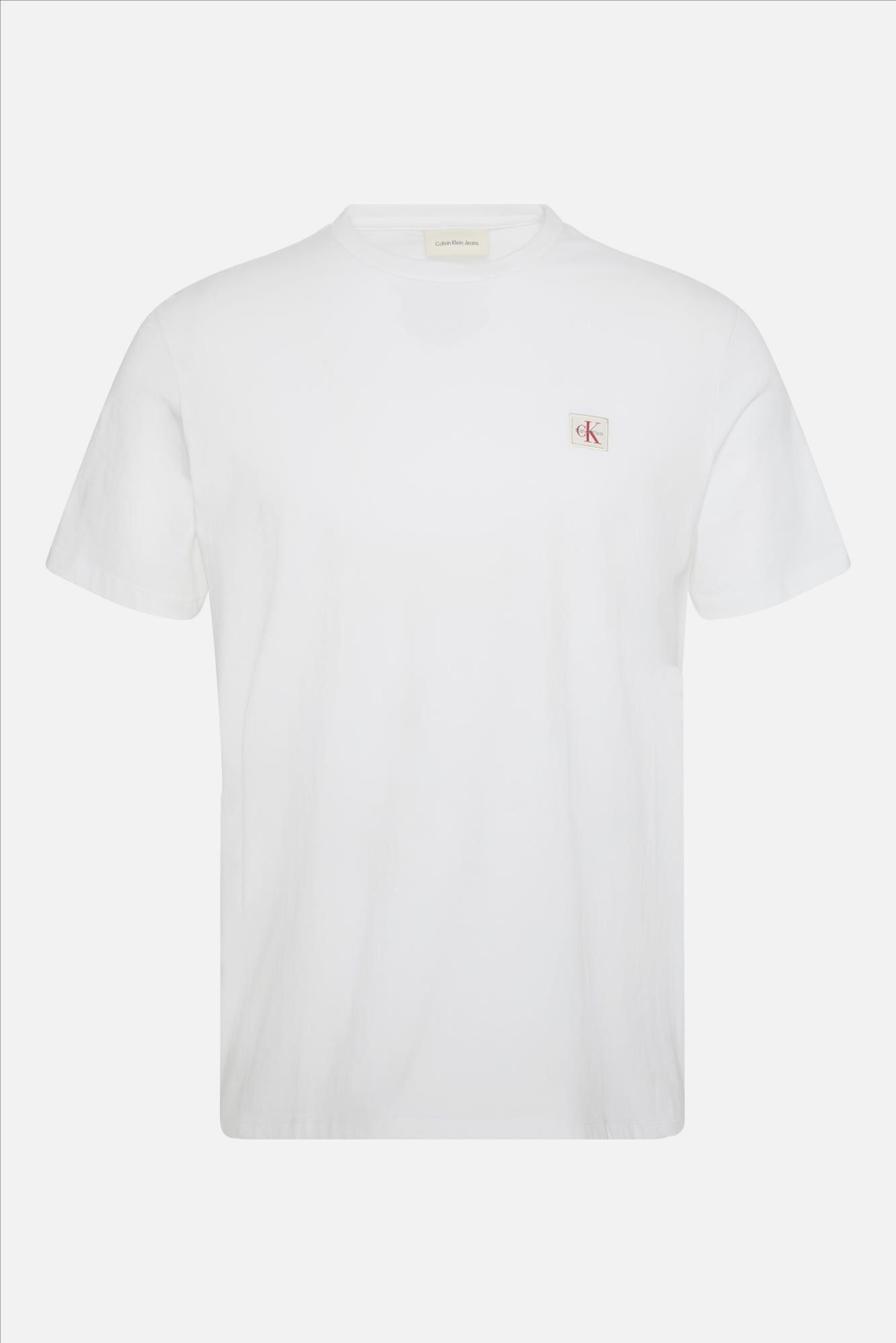 Calvin Klein Jeans - Witte Classic Badge T-shirt
