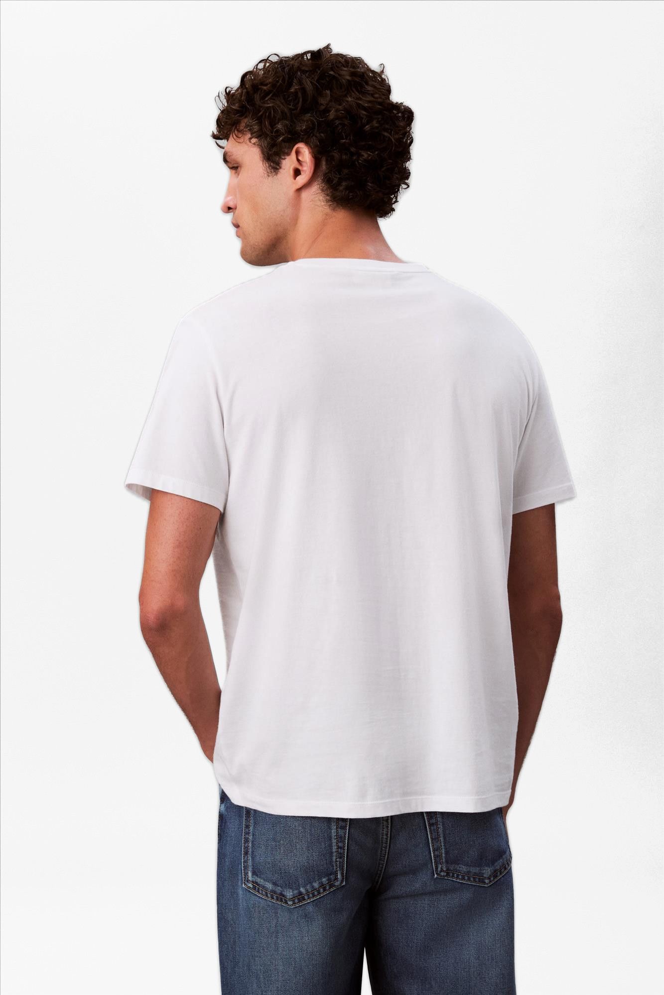 Calvin Klein Jeans - Witte Classic Badge T-shirt