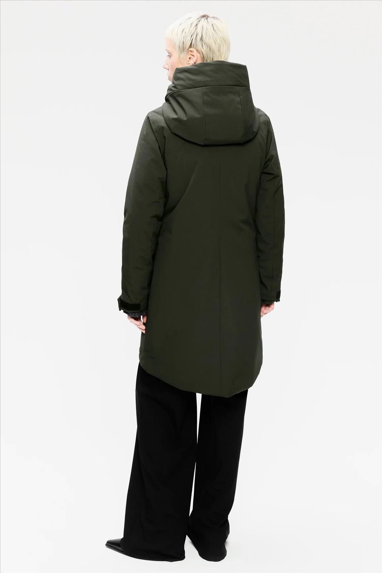 Elvine - Donkergroene Eline jas