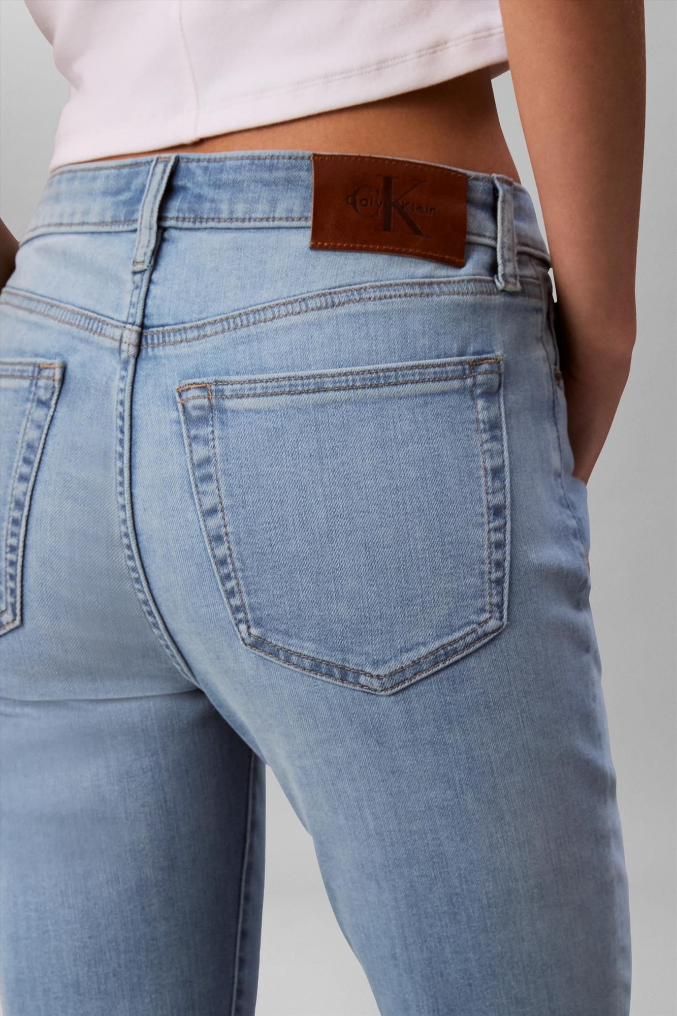 Calvin Klein Jeans - Lichtblauwe Mid Rise skinny jeans