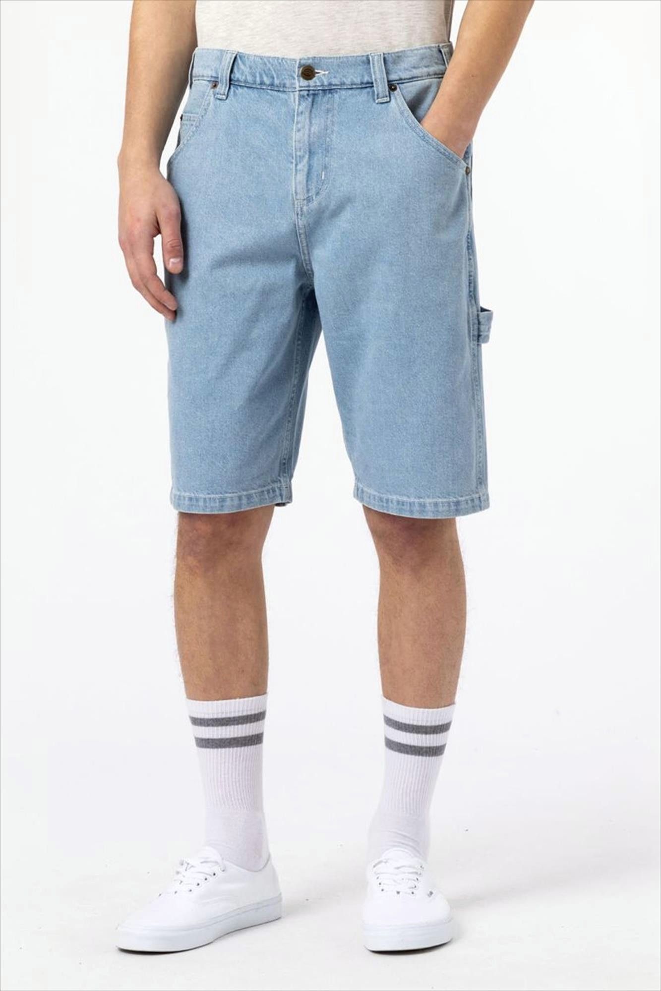 Dickies - Lichtblauwe Garyville jeansshort