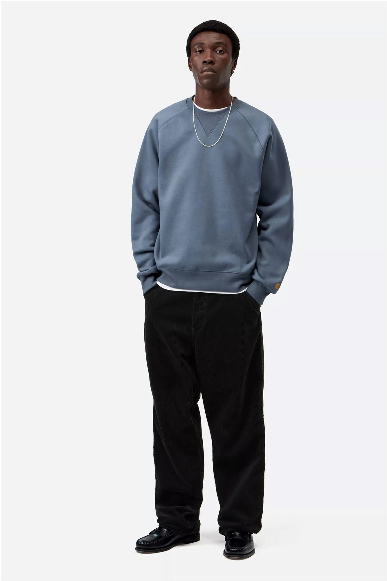 Carhartt WIP - Blauwe Chase sweater