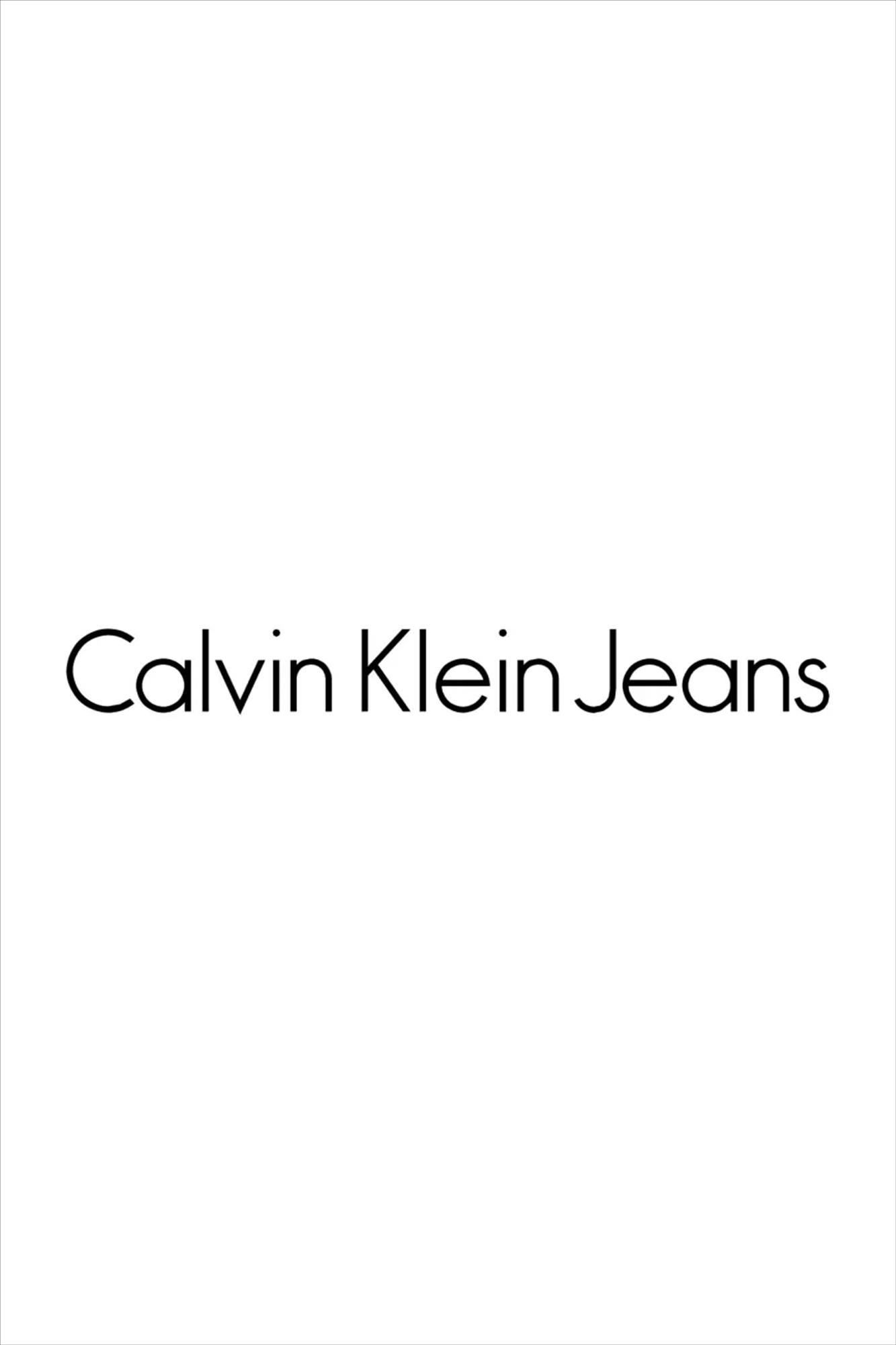 Calvin Klein Jeans - Witte Brilliant Cropped blouse