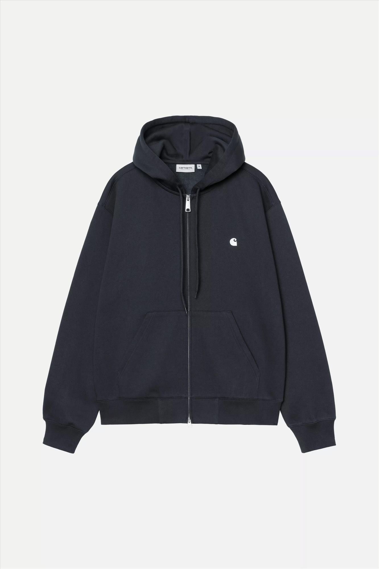 Carhartt WIP - Donkerblauwe Mack hoodie