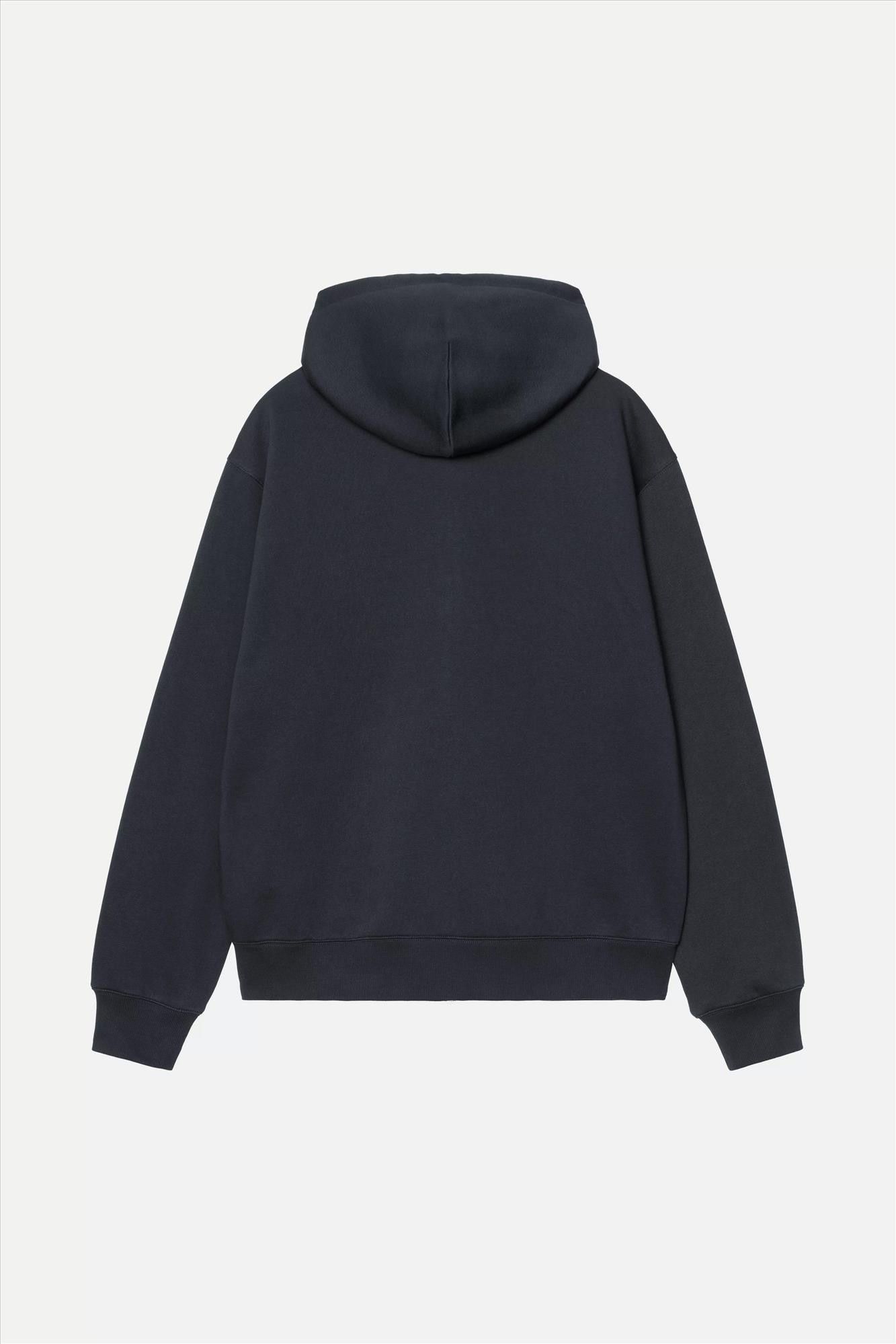 Carhartt WIP - Donkerblauwe Mack hoodie