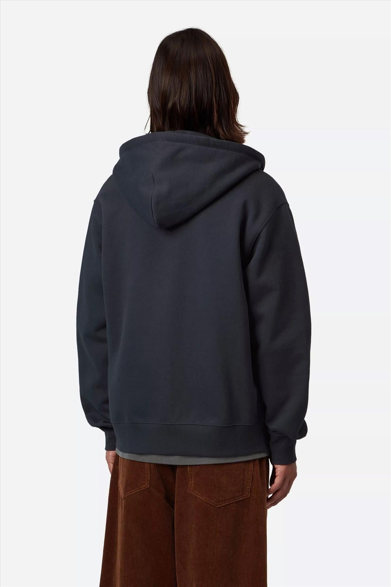 Carhartt WIP - Donkerblauwe Mack hoodie