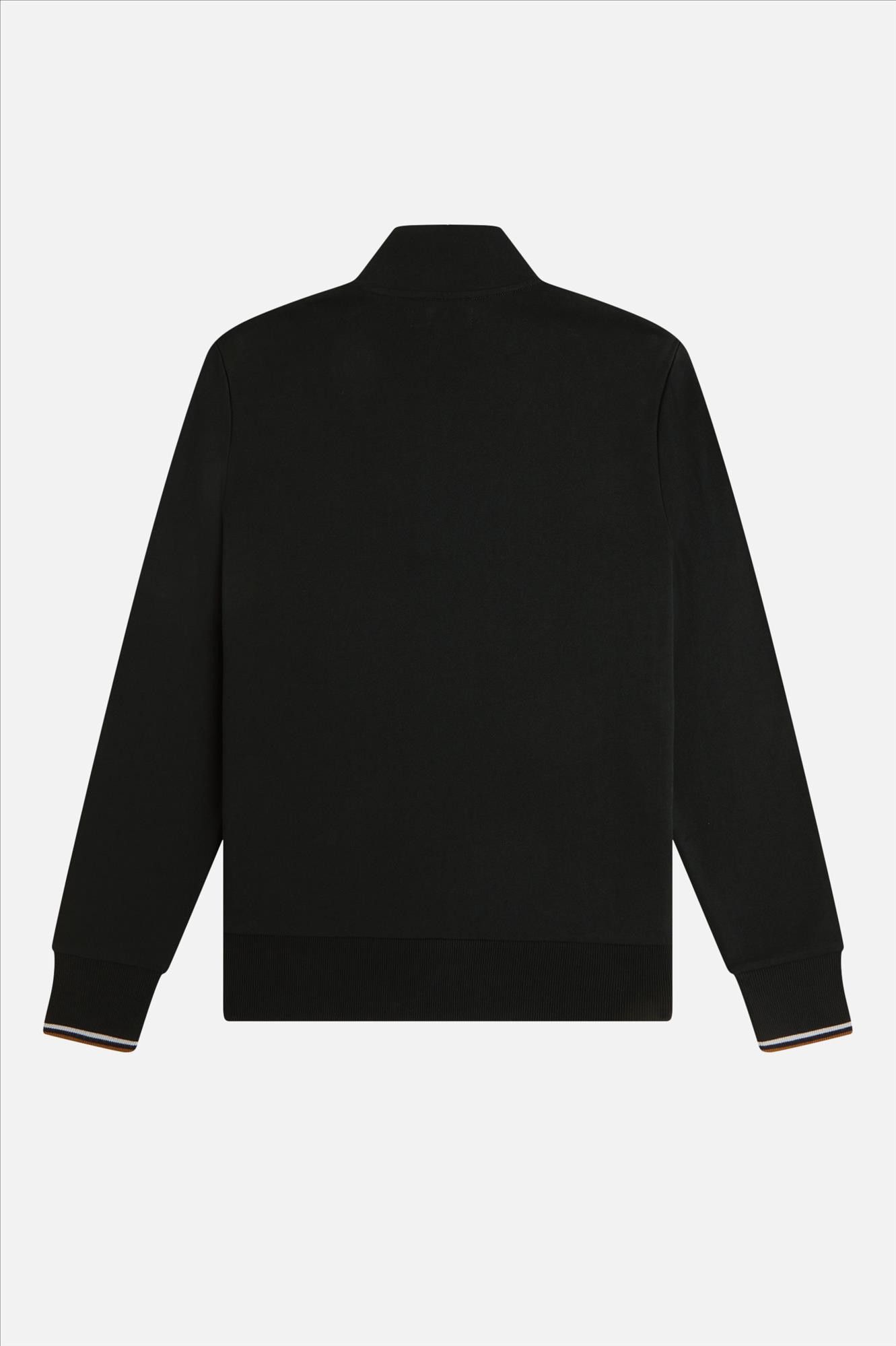 Fred Perry - Donkergroene Half Zip sweater