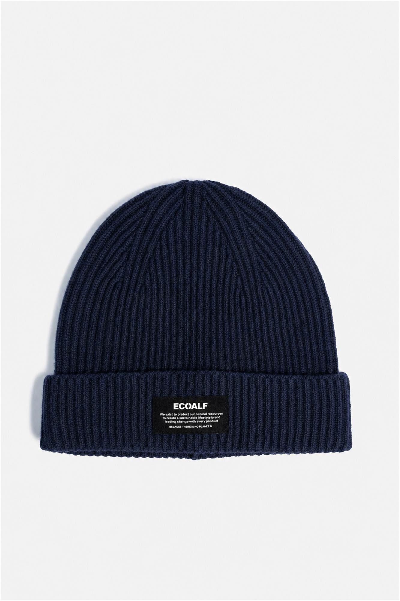 ECOALF - Donkerblauwe Sierra Wool muts