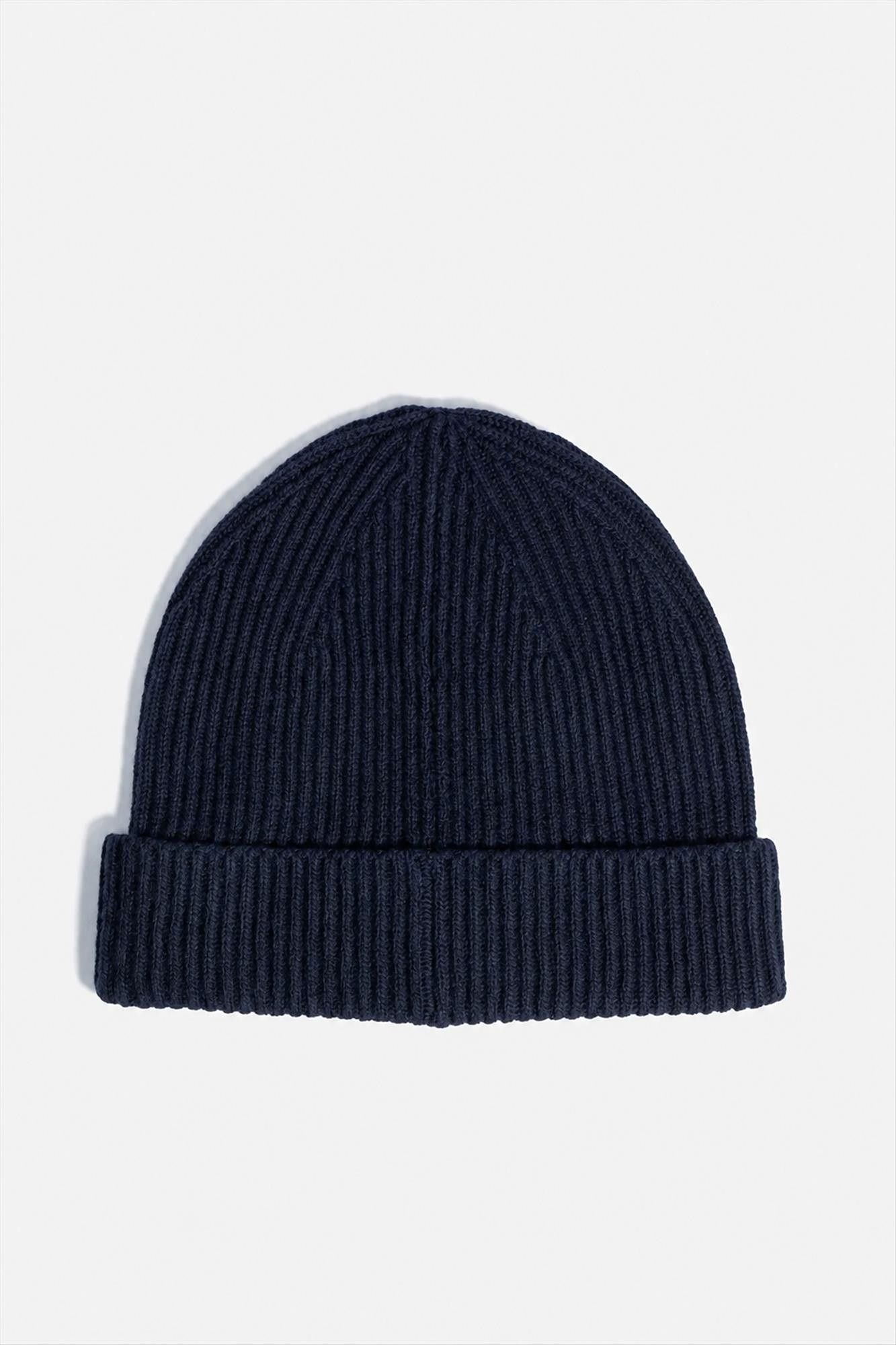 ECOALF - Donkerblauwe Sierra Wool muts