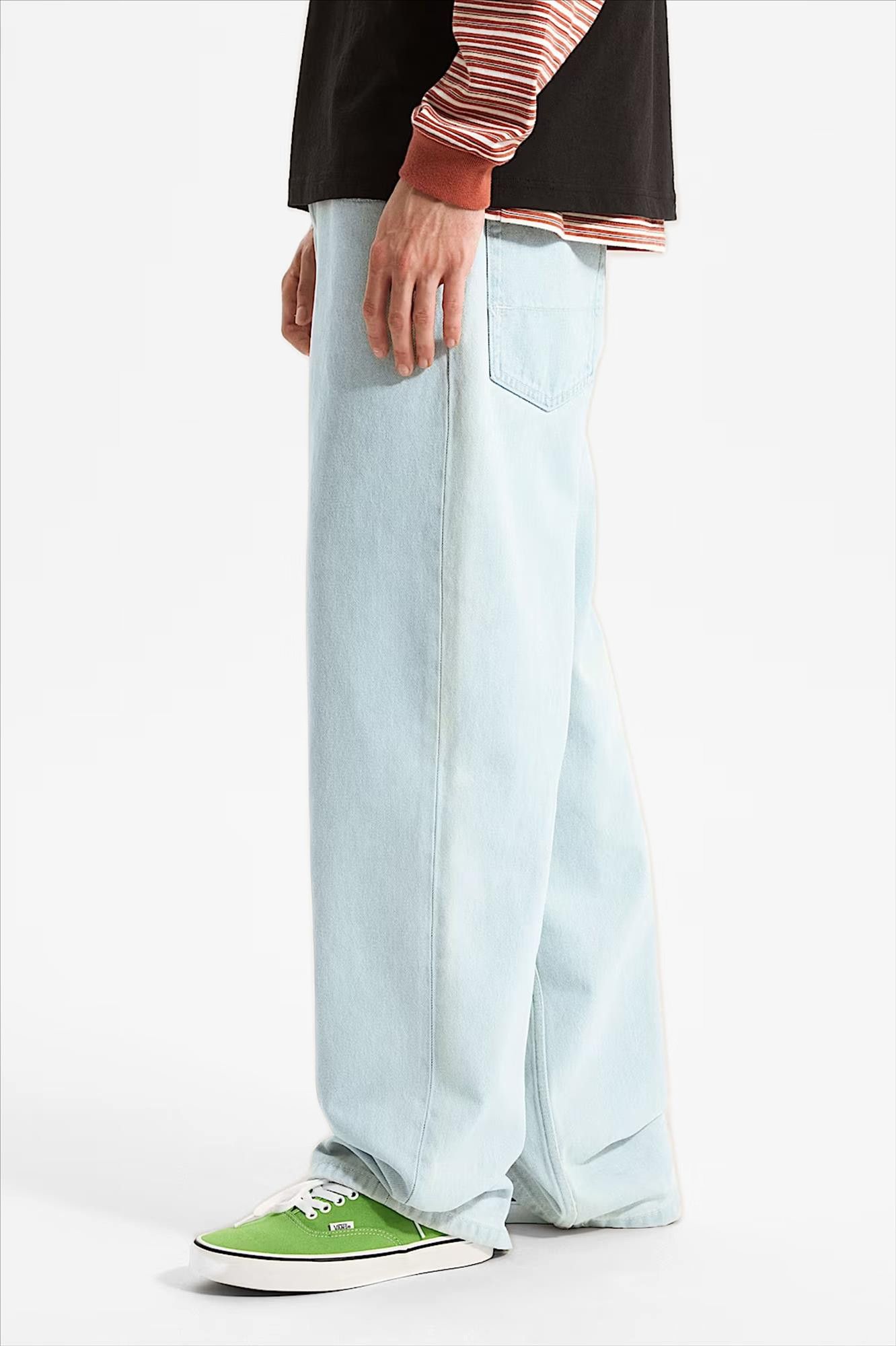 Vans  - Lichtblauwe Check-5 loose jeans