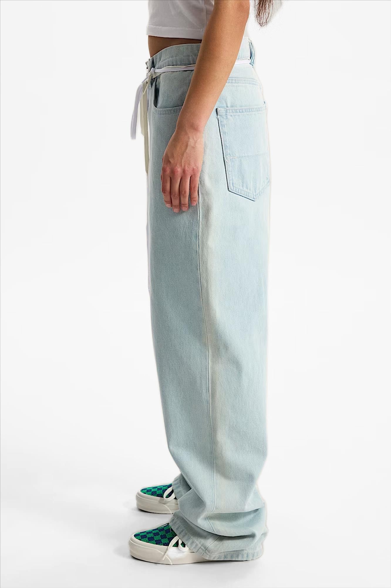 Vans  - Lichtblauwe Check-5 loose jeans