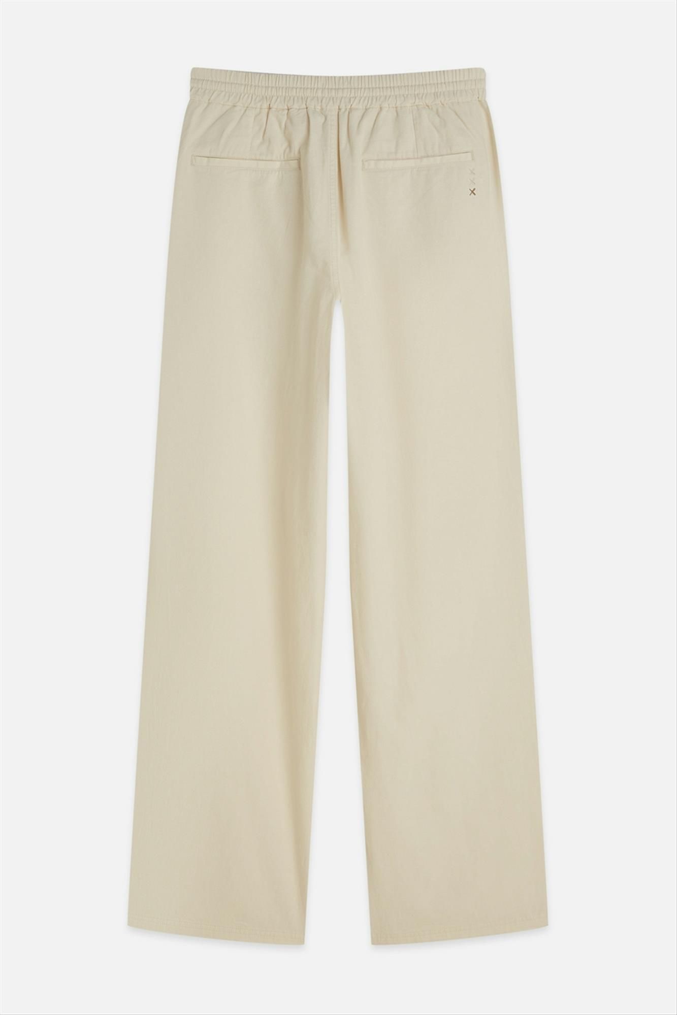 Scotch & Soda - Ecru Otis relaxed straight broek